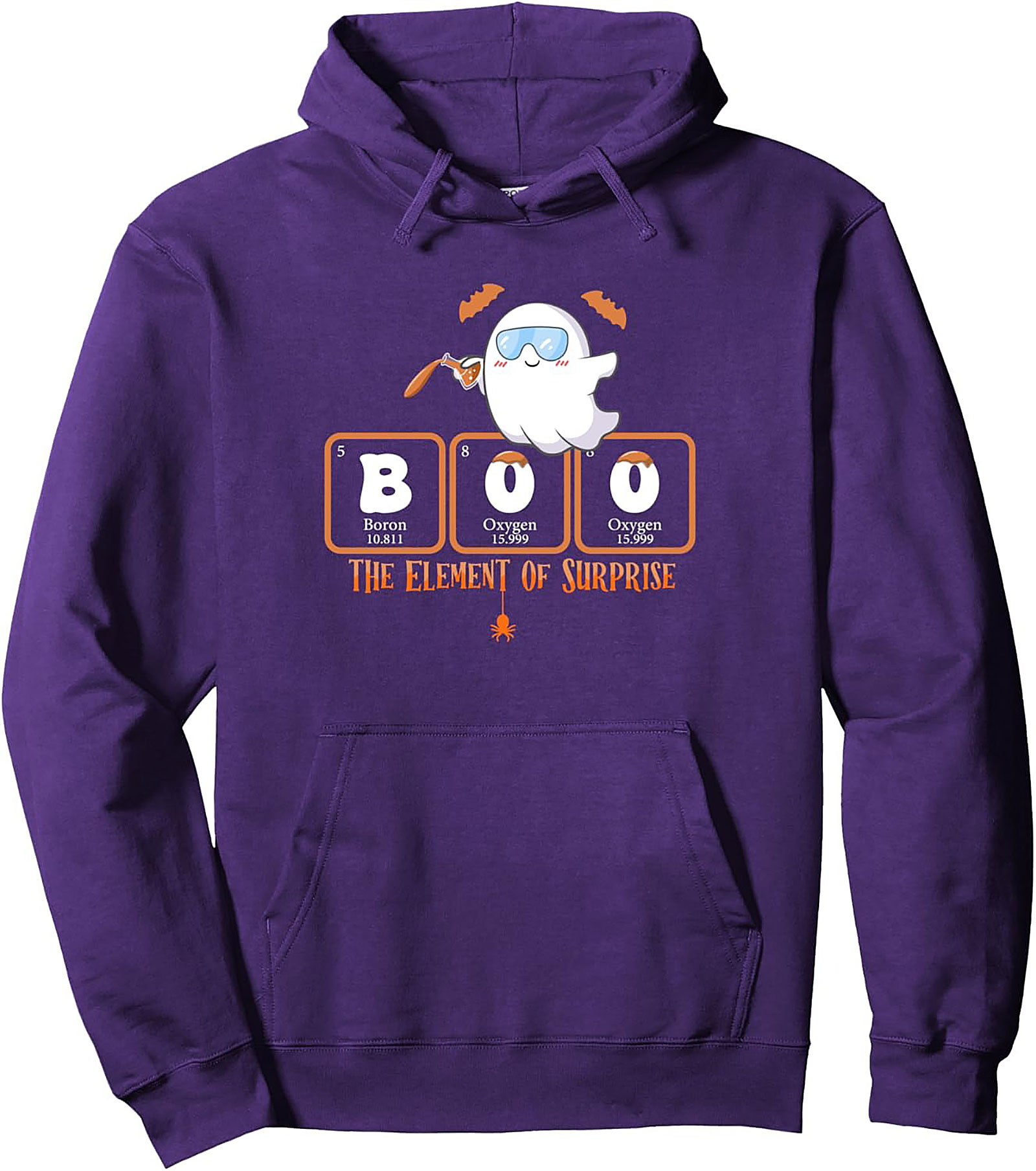 BOO Element of Surprise Science Halloween Pullover Hoodie