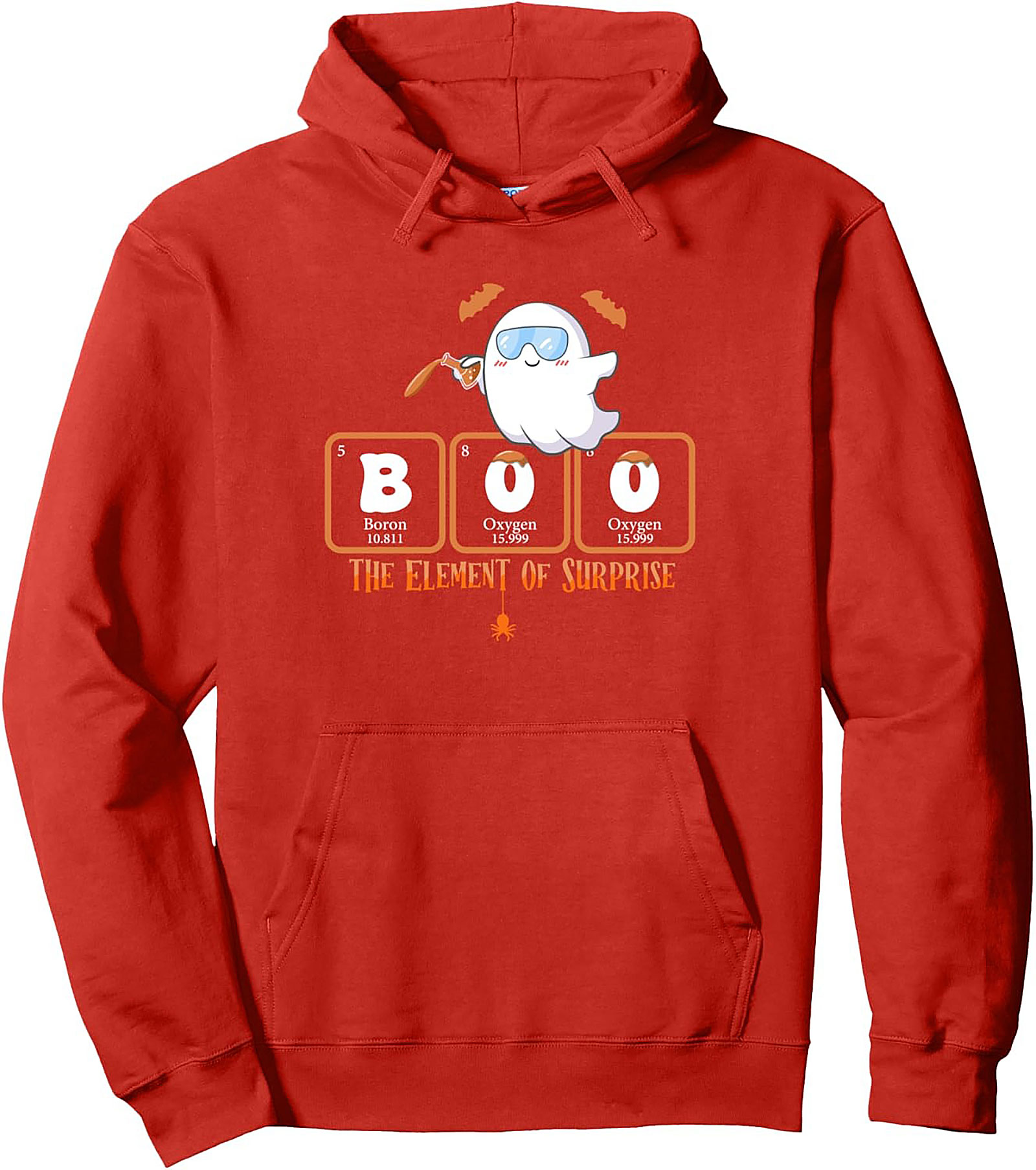 BOO Element of Surprise Science Halloween Pullover Hoodie