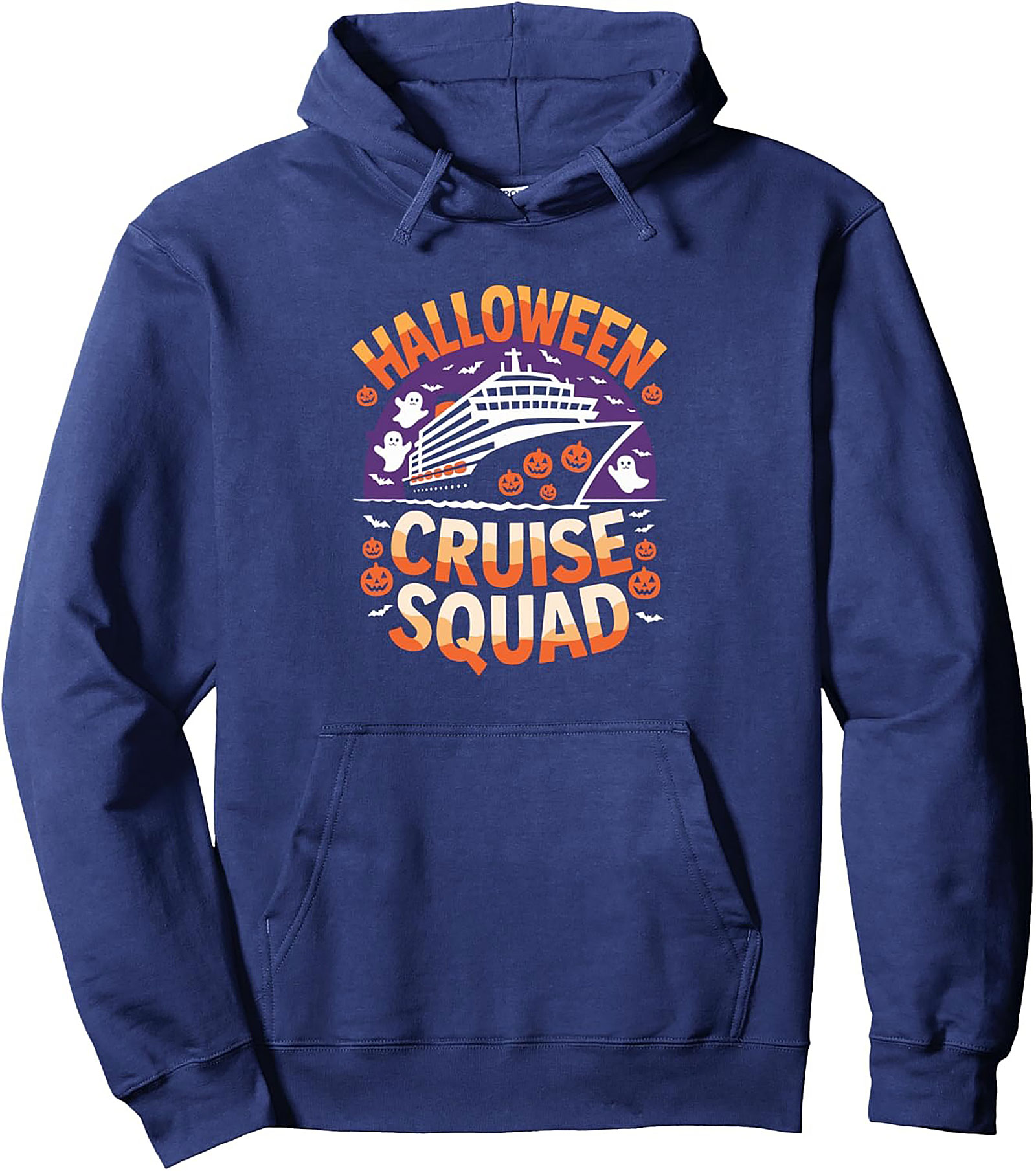 Halloween Cruise Squad Pullover Hoodie | Spooky Graphic