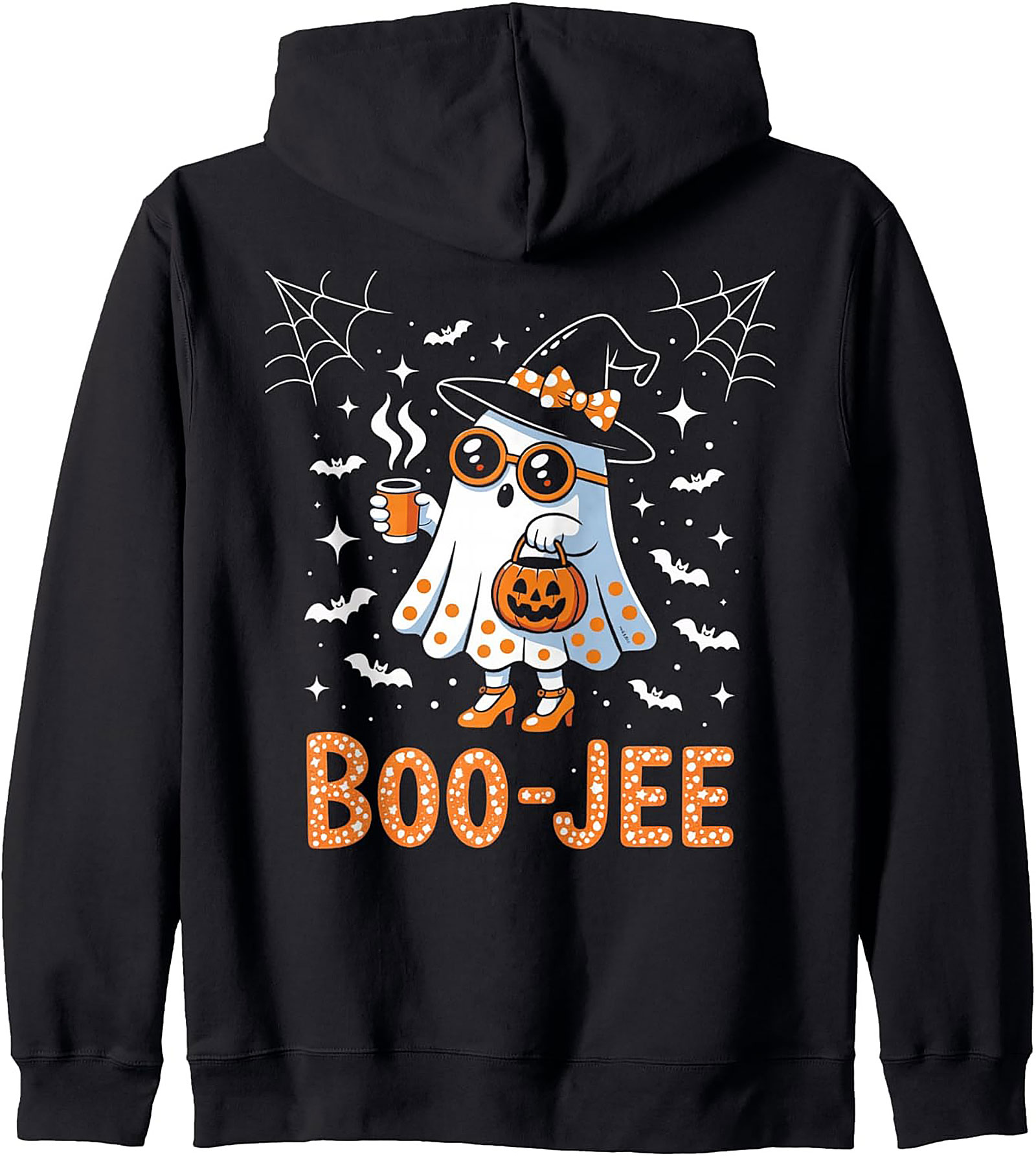 Boo-Jee Ghost Hoodie | Stylish Halloween Pullover