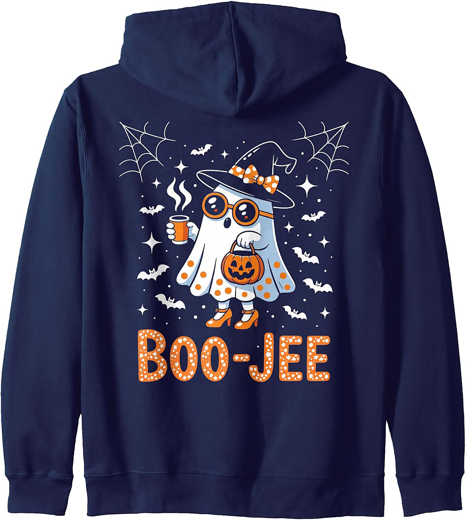 Boo-Jee Ghost Hoodie | Stylish Halloween Pullover