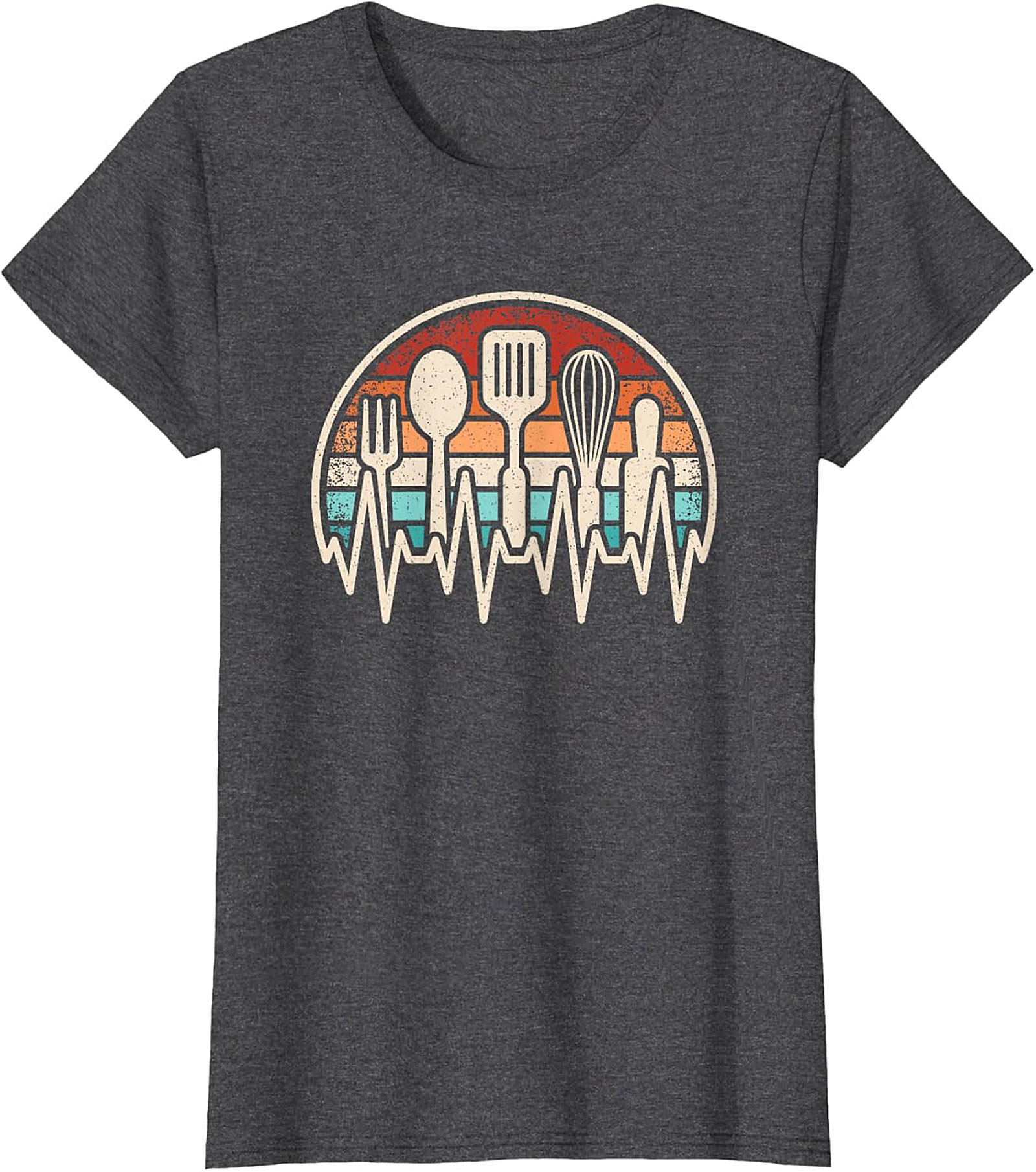 Foodie Heartbeat Graphic t-shirt Cozy Pullover Gift