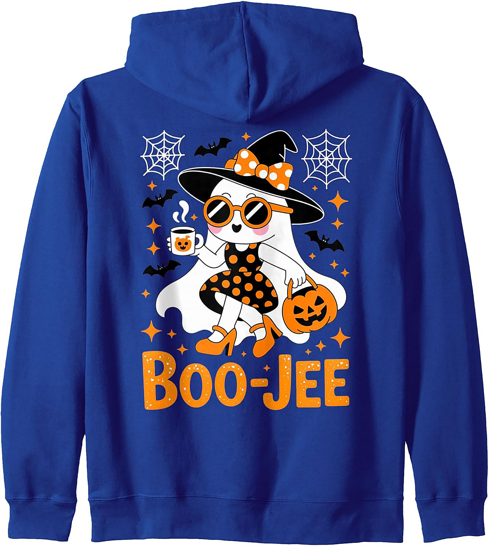 BOO-JEE Halloween Ghost Pullover Hoodie | Cozy Streetwear