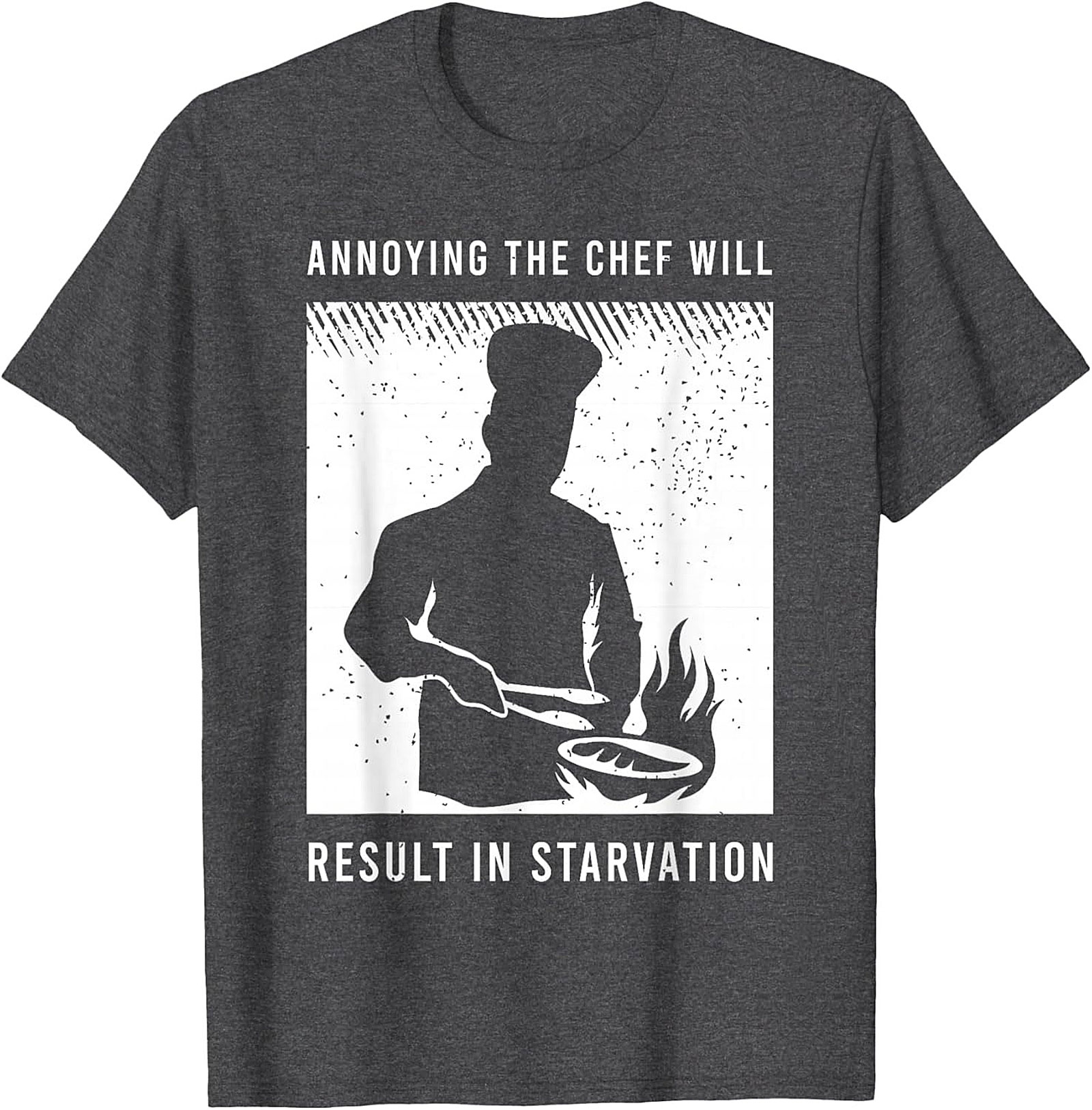 Funny Chef Rules Crewneck t-shirt Culinary Humor Gift