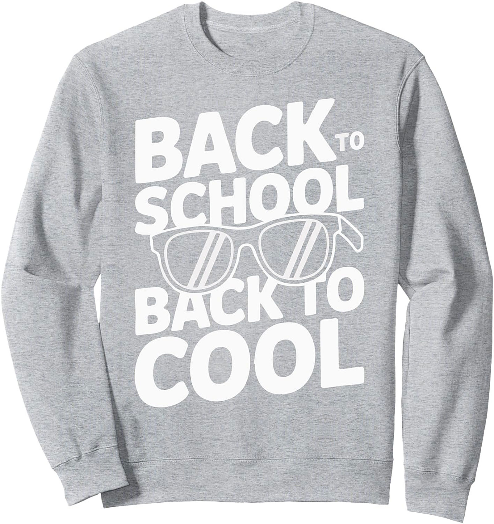 Back to School Back to Cool Graphic Sweatshirt | First Day of School Crewneck