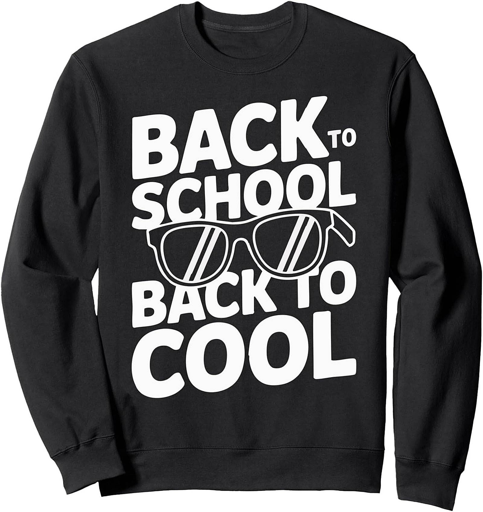 Back to School Back to Cool Graphic Sweatshirt | First Day of School Crewneck