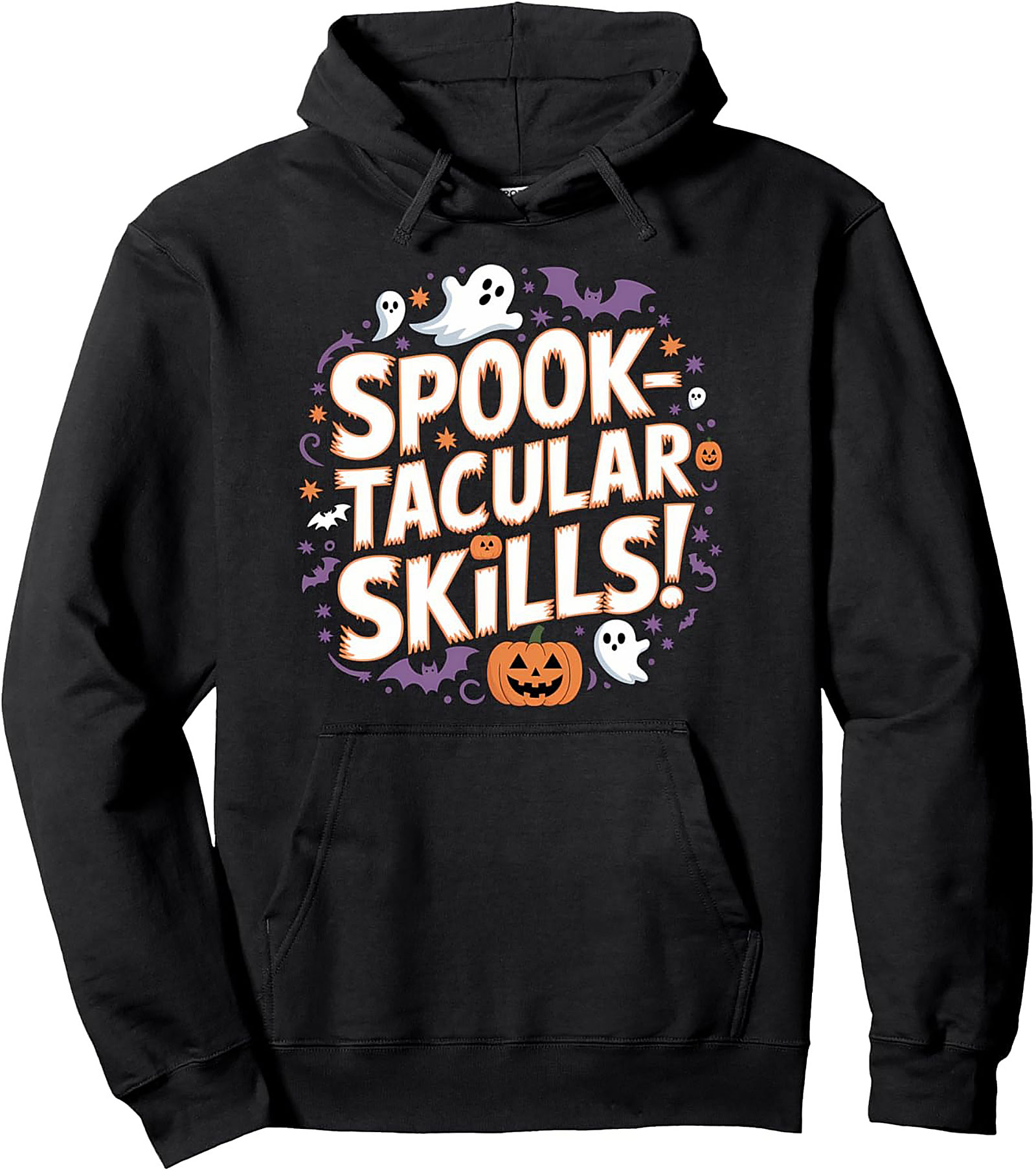 Spook-tacular Skills! Halloween Pullover Hoodie - Funny
