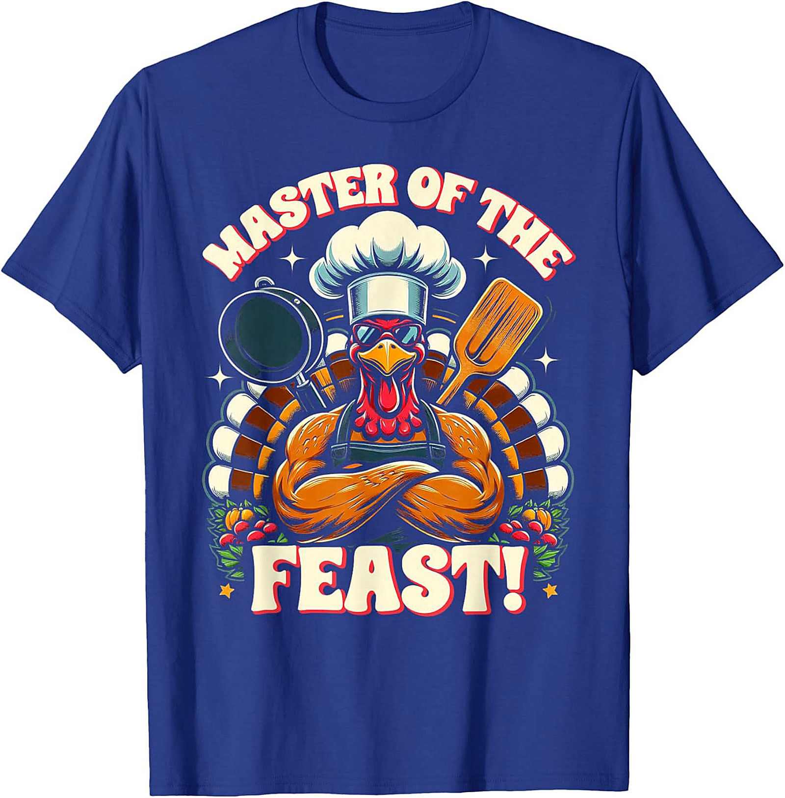 Master of the Feast Turkey Graphic Crewneck t-shirt