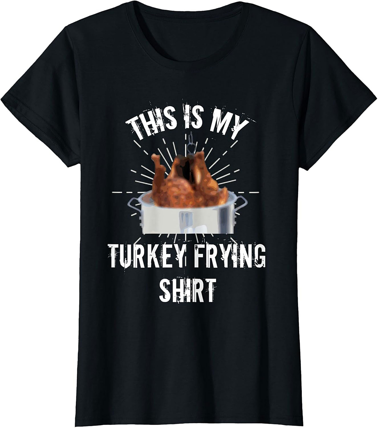 Funny Turkey Frying t-shirt Thanksgiving Crewneck Gift