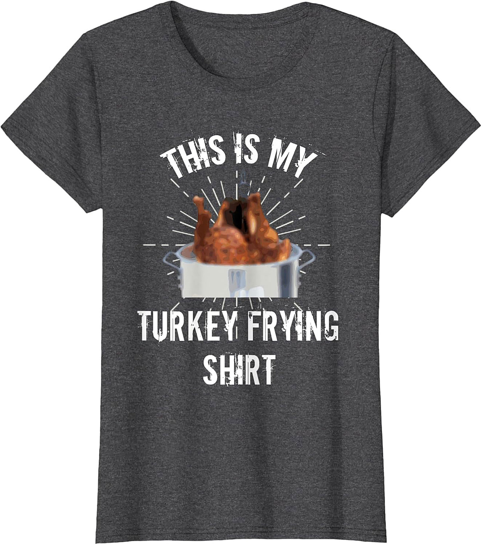 Funny Turkey Frying t-shirt Thanksgiving Crewneck Gift