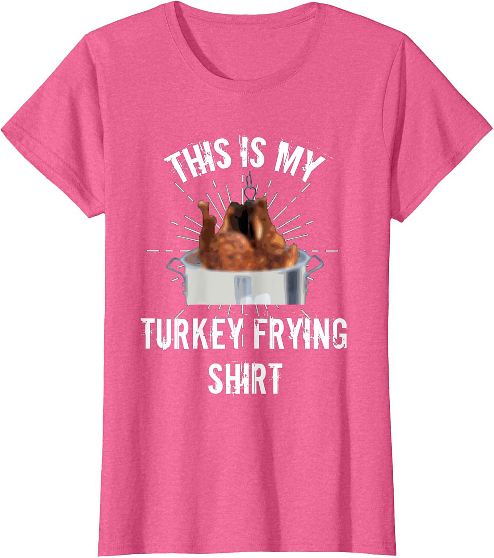 Funny Turkey Frying t-shirt Thanksgiving Crewneck Gift