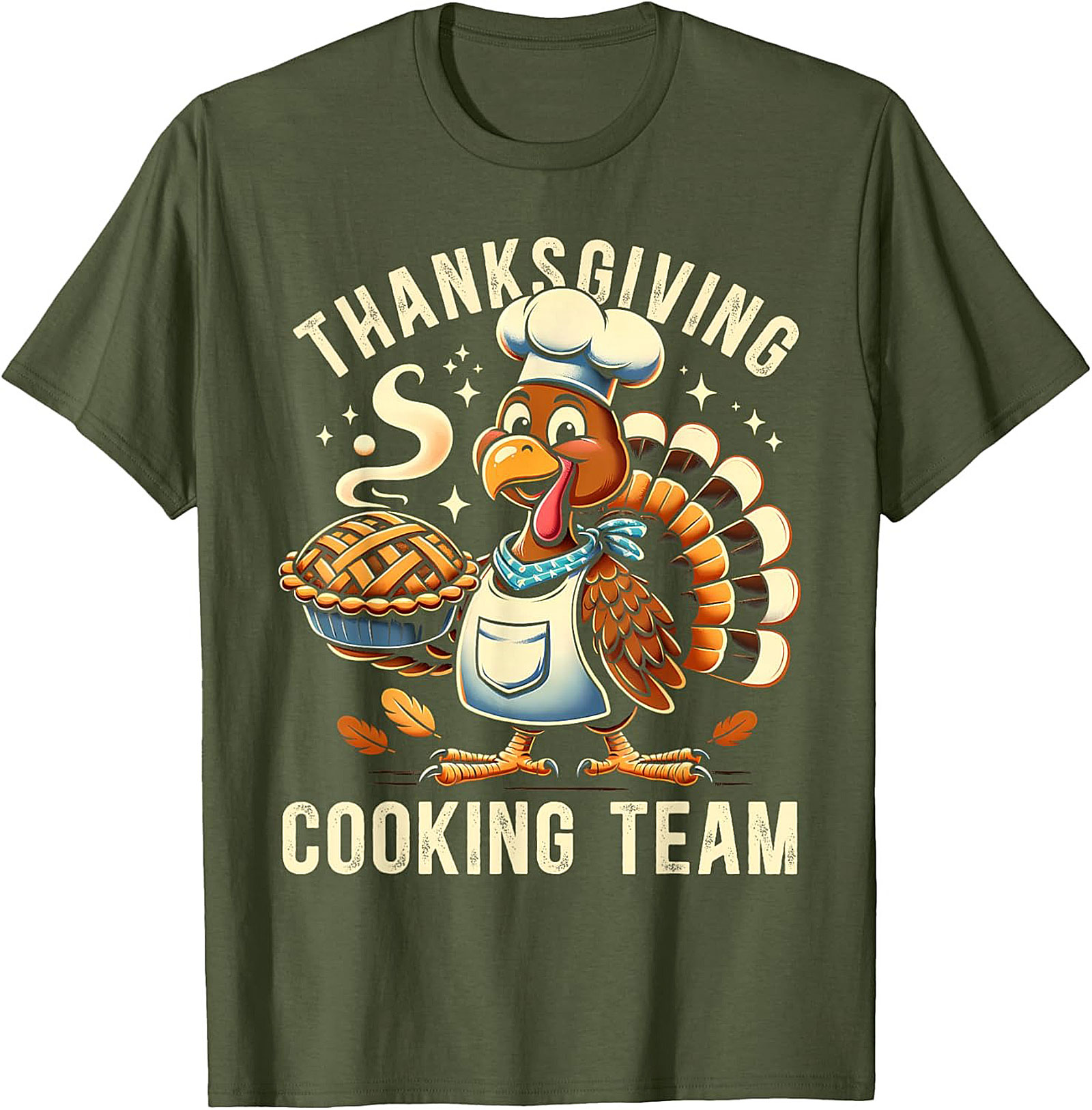 Thanksgiving Cooking Team Crewneck Cozy Pullover Gift