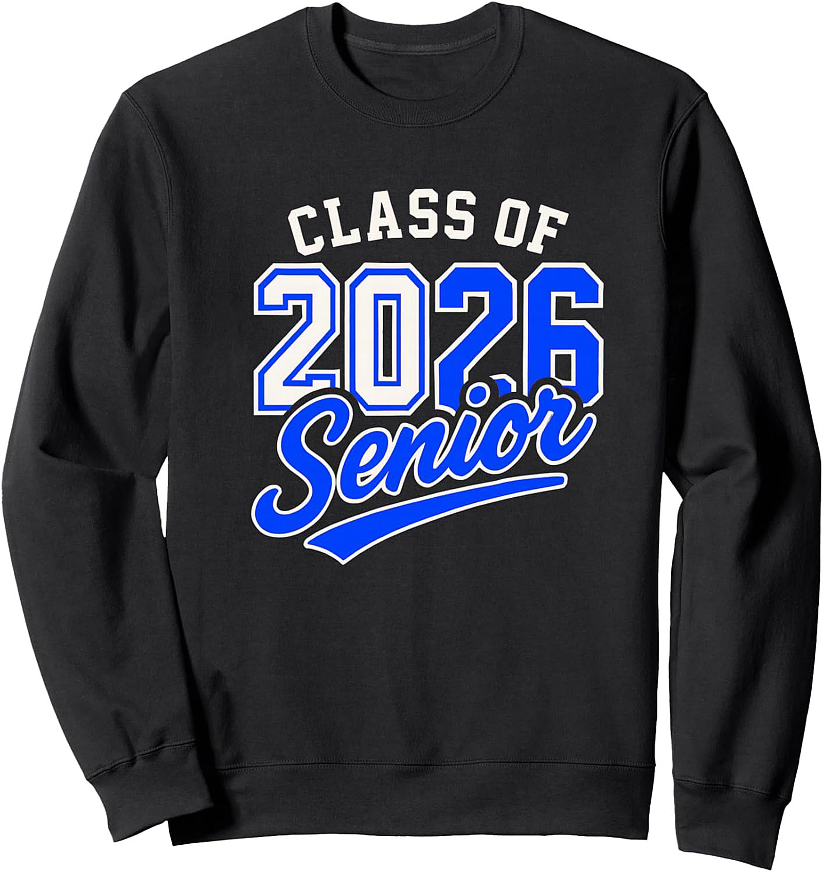 Class of 2026 Senior Sweatshirt | Official Graduation Year Crewneck Pullover