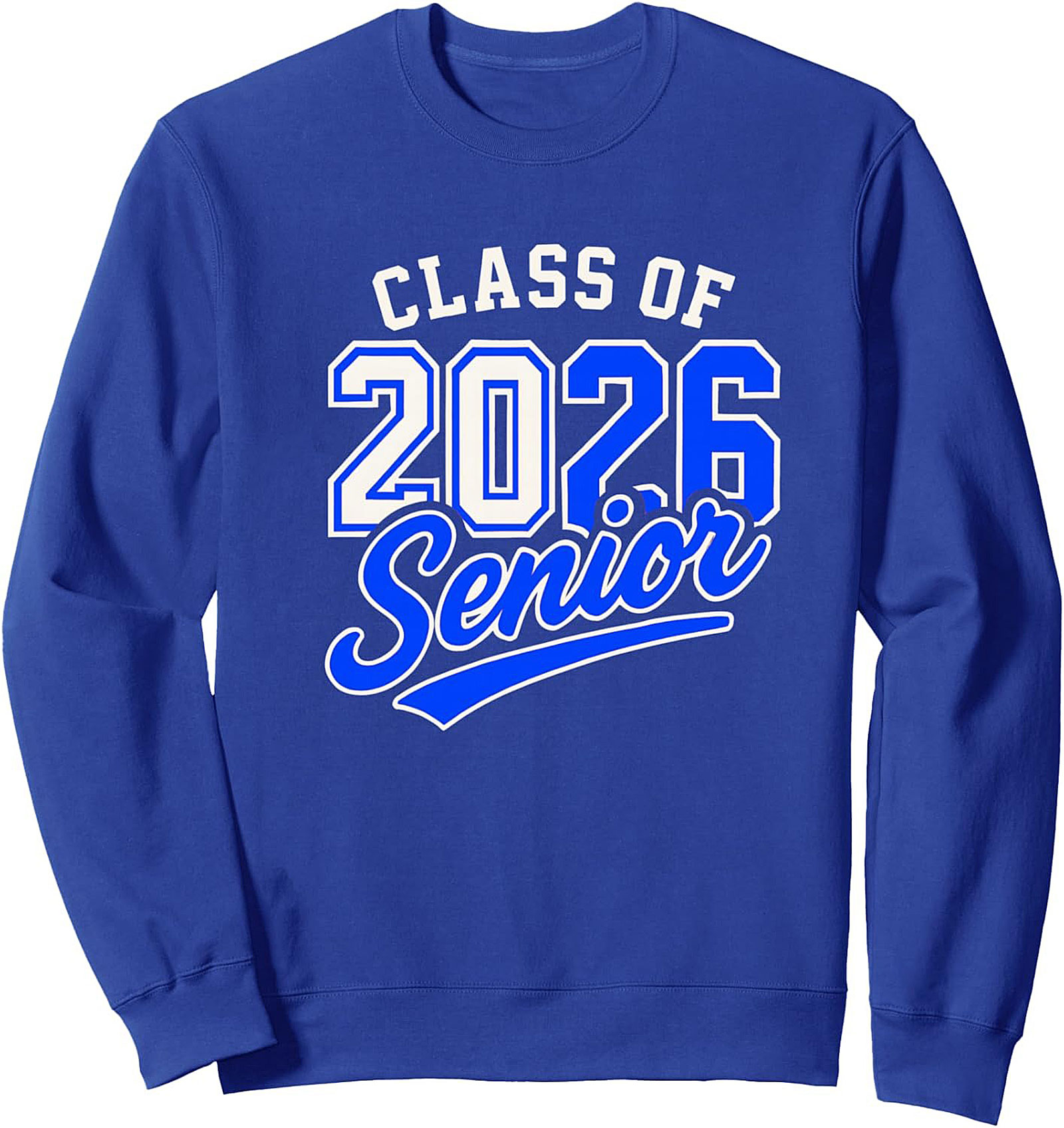 Class of 2026 Senior Sweatshirt | Official Graduation Year Crewneck Pullover
