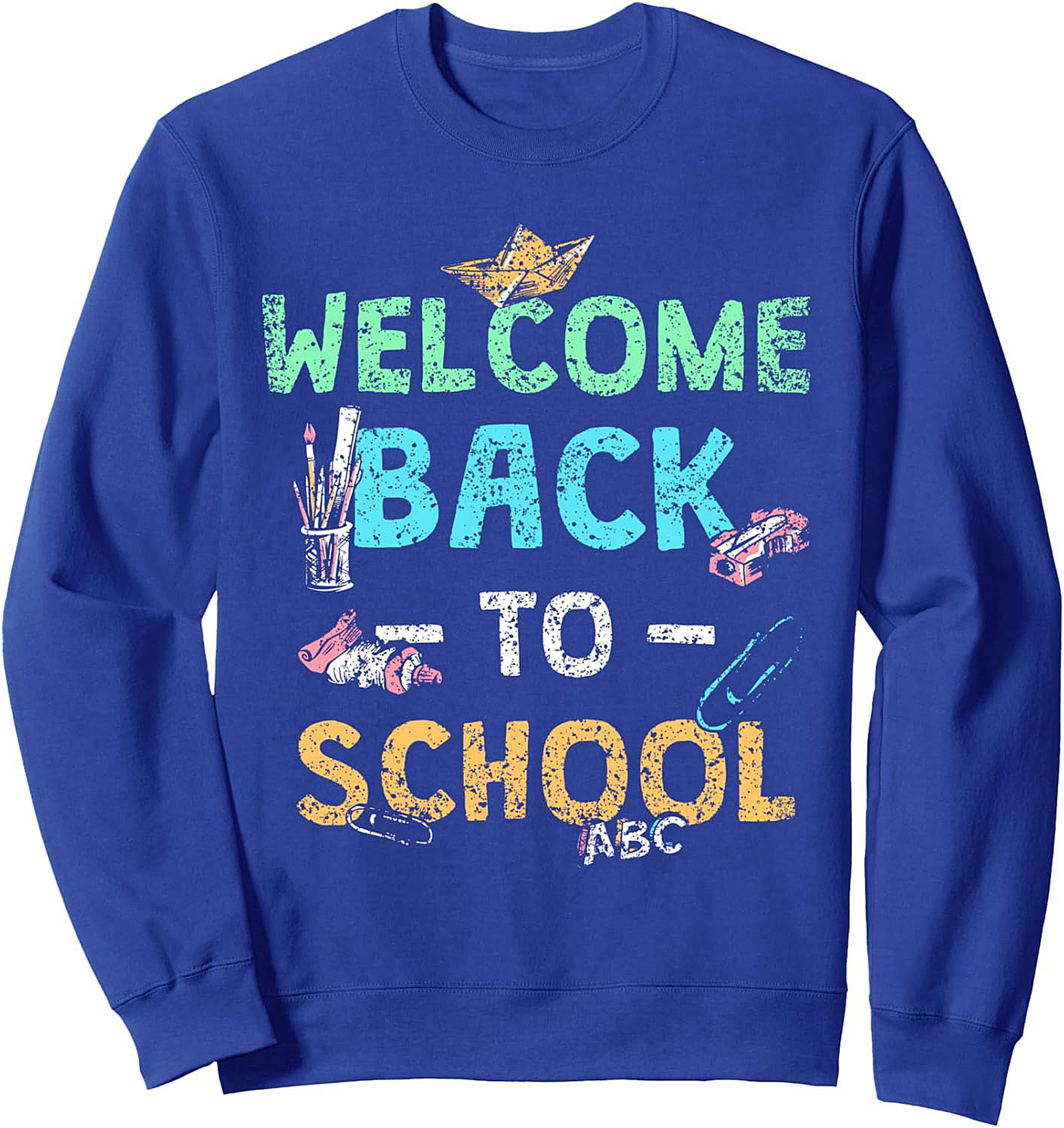 Welcome Back To School Graphic Sweatshirt | First Day Teacher Pullover