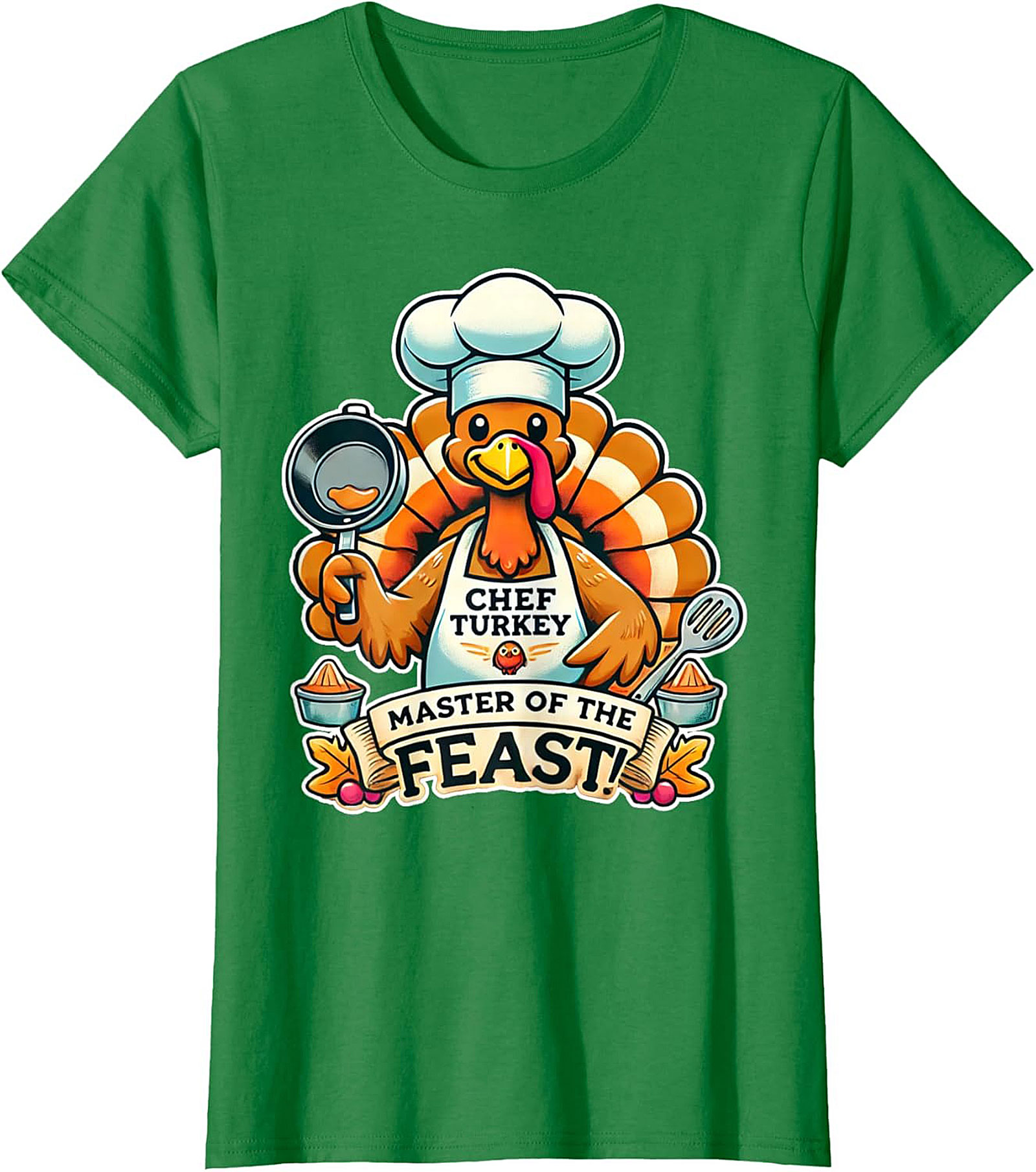 Master of the Feast Thanksgiving Chef Crewneck t-shirt