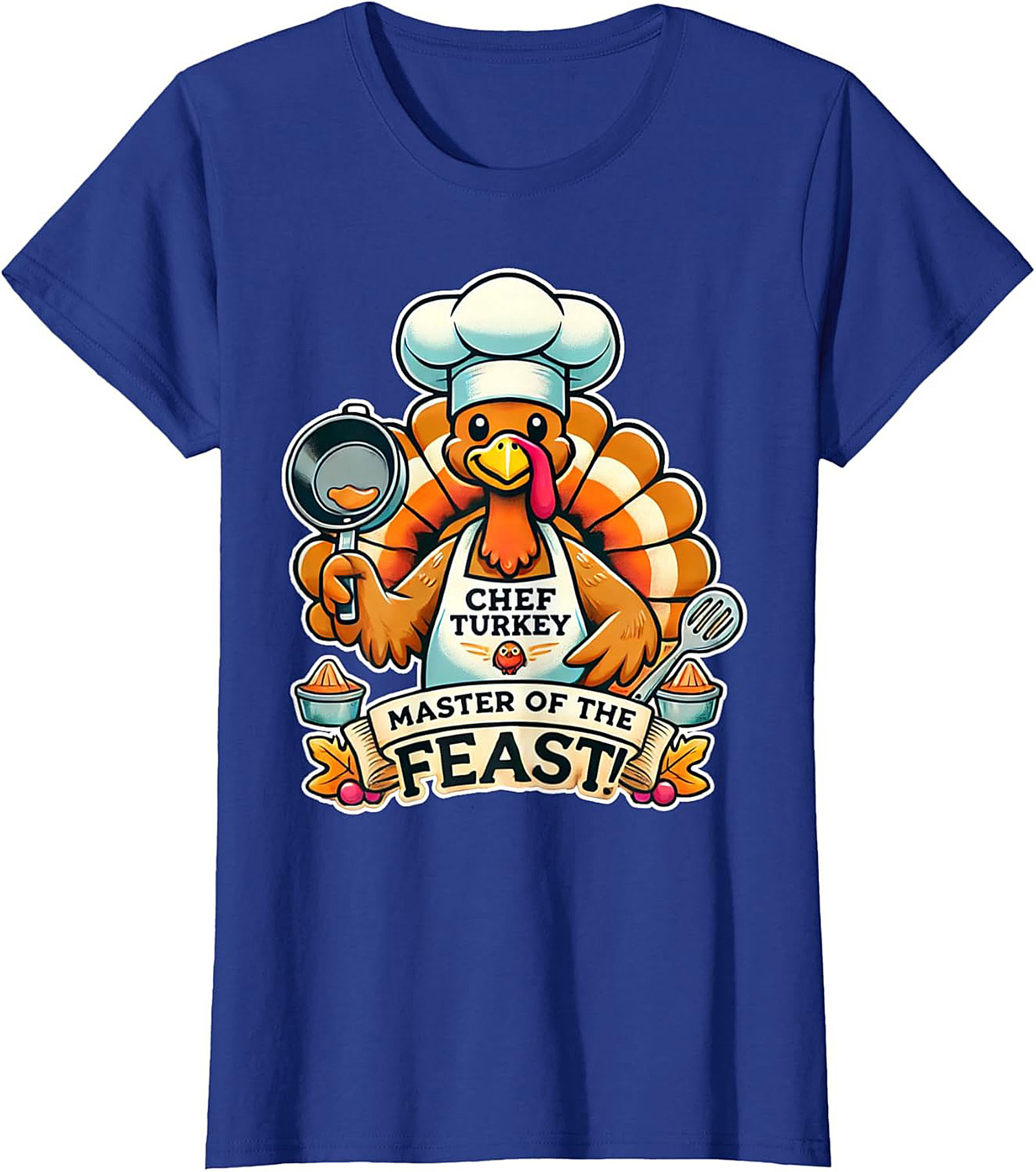 Master of the Feast Thanksgiving Chef Crewneck t-shirt