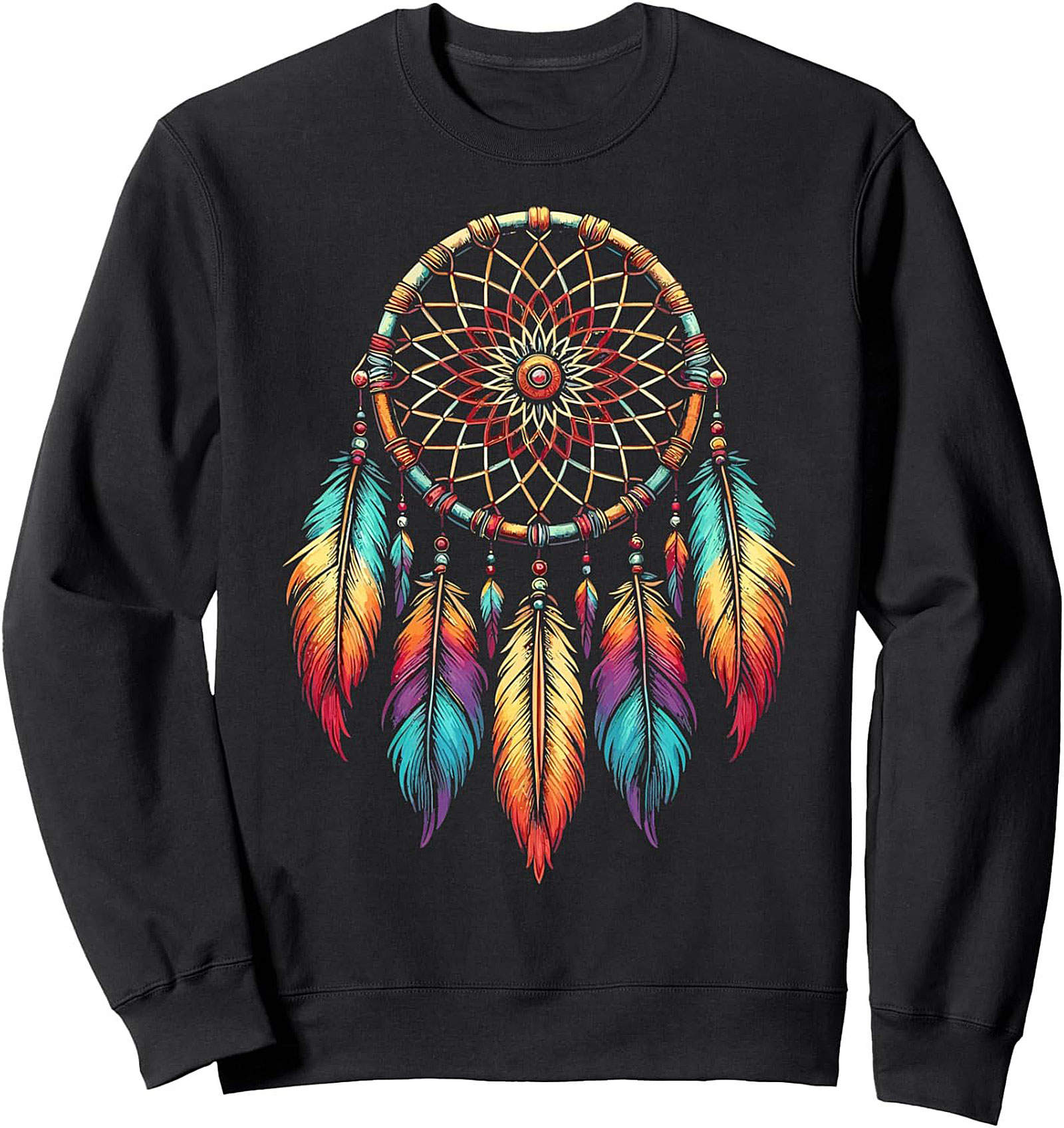Dream Catcher Crewneck Sweatshirt Cozy Unisex Pullover