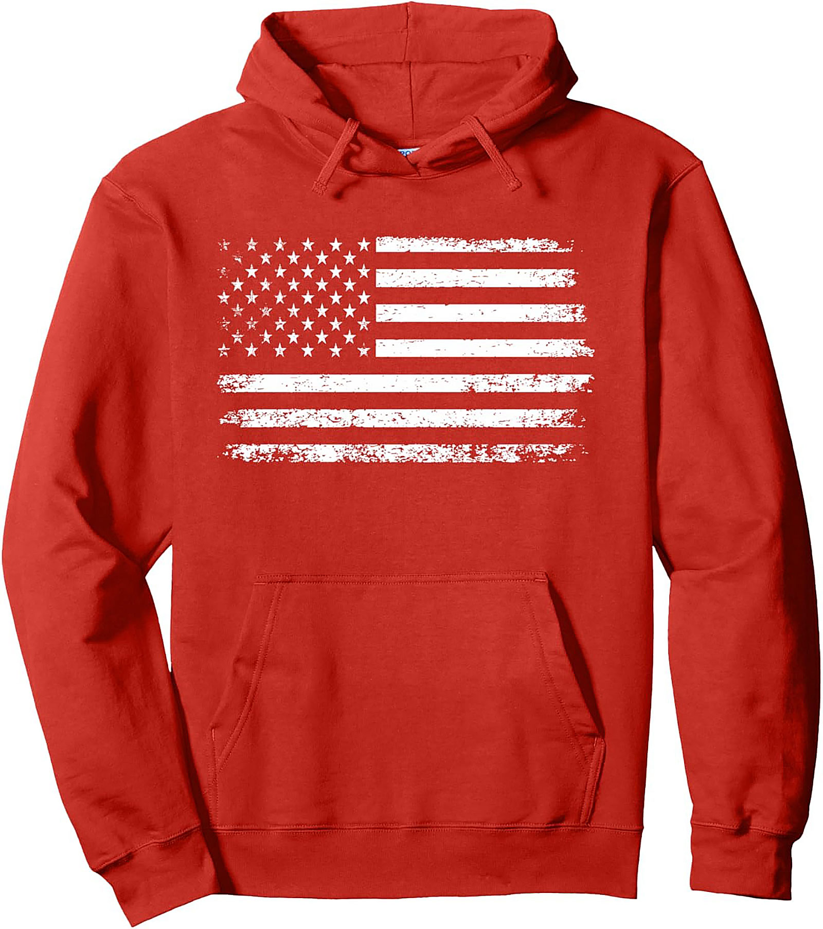 Distressed American Flag Hoodie | Cozy Patriotic Pullover