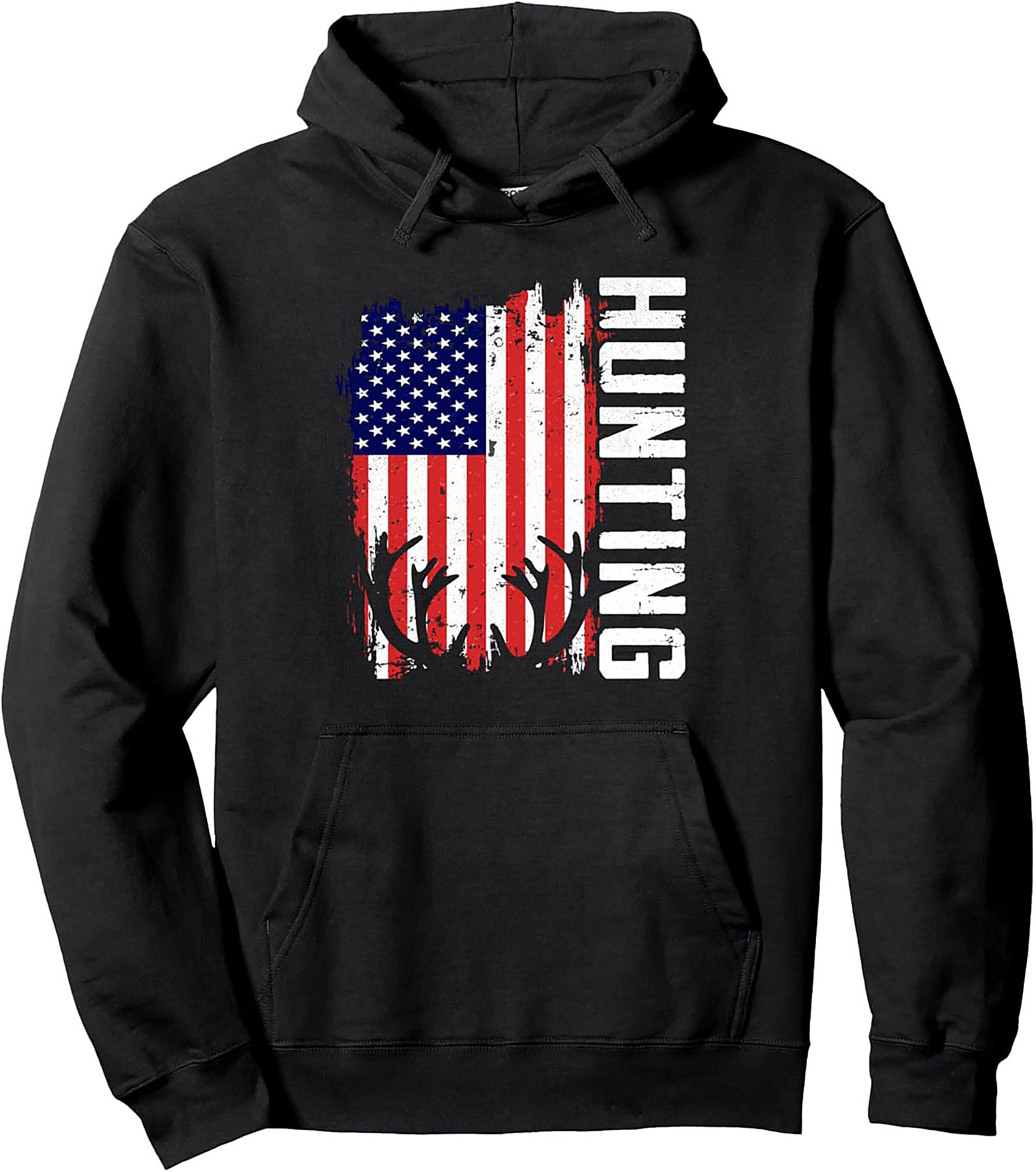 American Flag Hunting Hoodie | Patriotic Pullover Gear