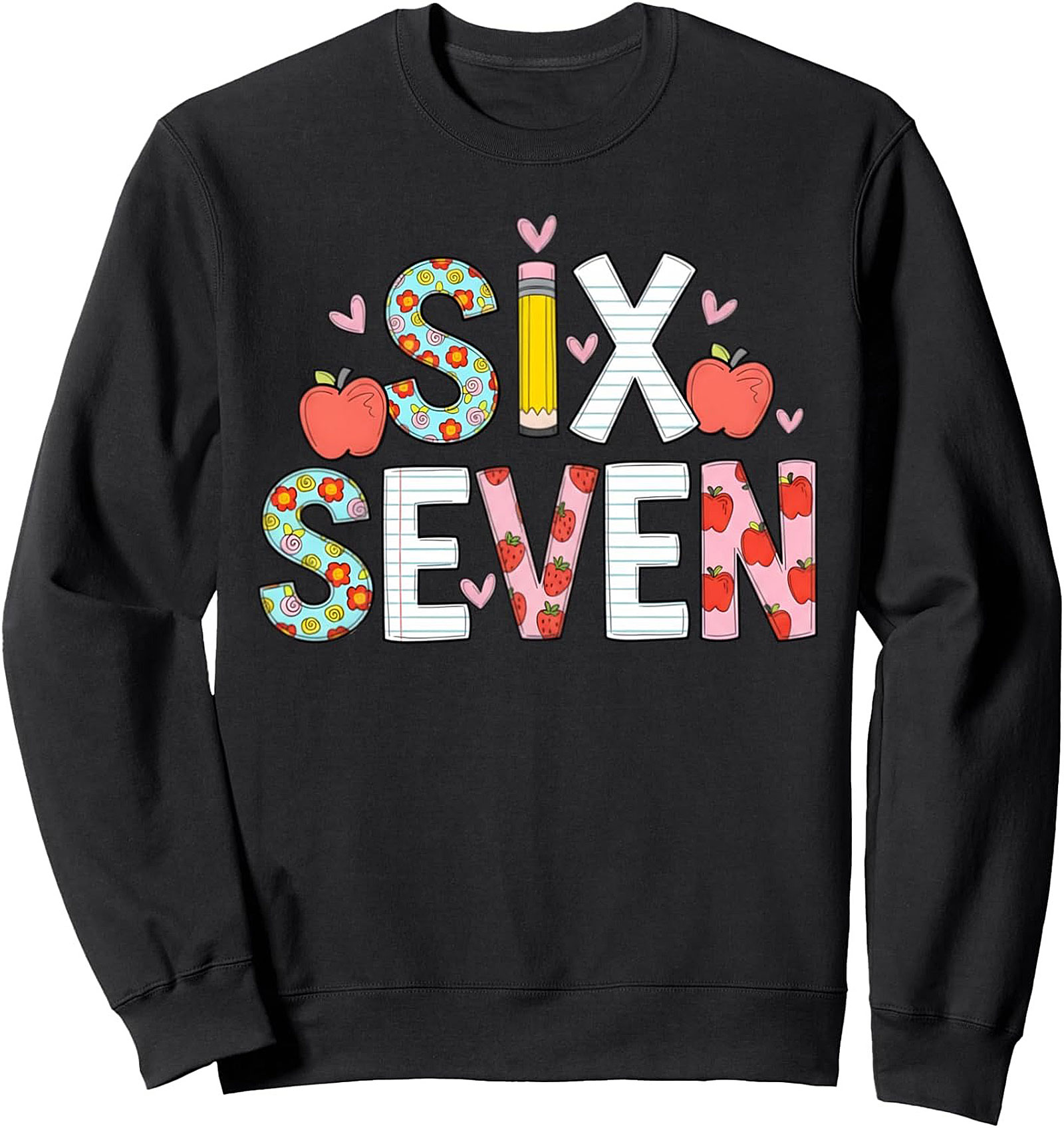 Sixth Grade Teacher Graphic Sweatshirt Cozy Crewneck Gift