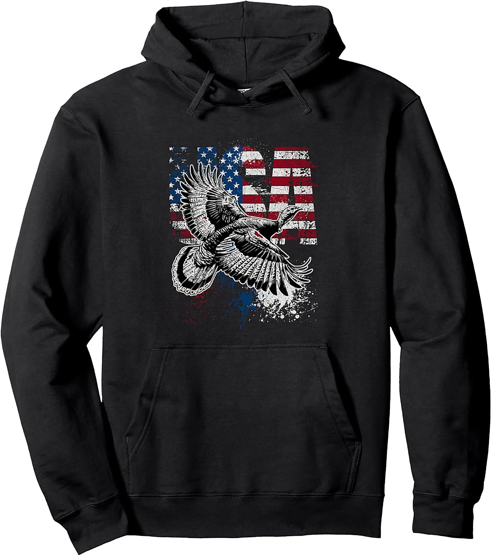 Patriotic Turkey Hunting Hoodie | Cozy Pullover