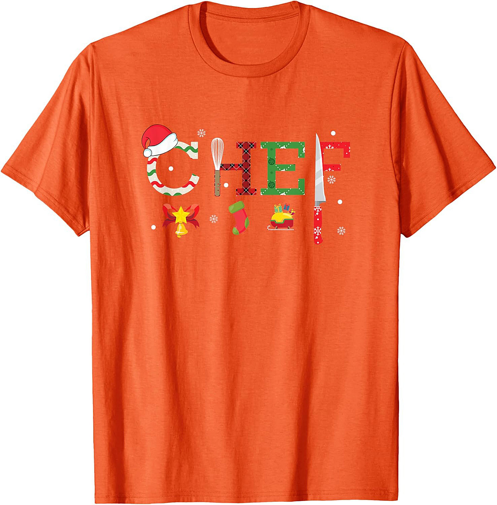Festive Christmas Chef t-shirt Cozy Crewneck Gift