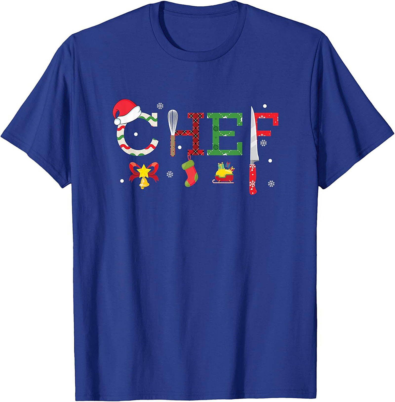 Festive Christmas Chef t-shirt Cozy Crewneck Gift