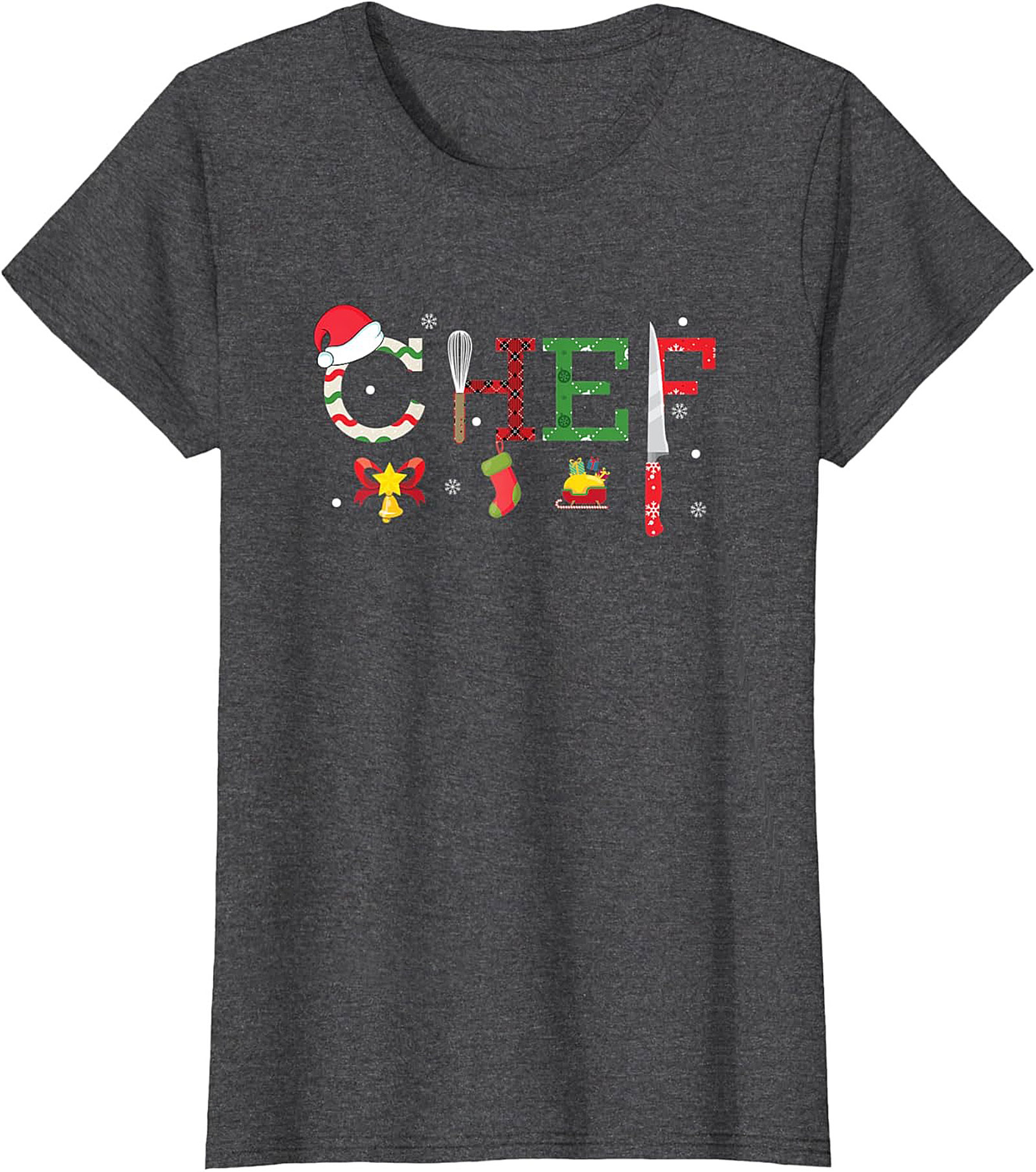 Festive Christmas Chef t-shirt Cozy Crewneck Gift