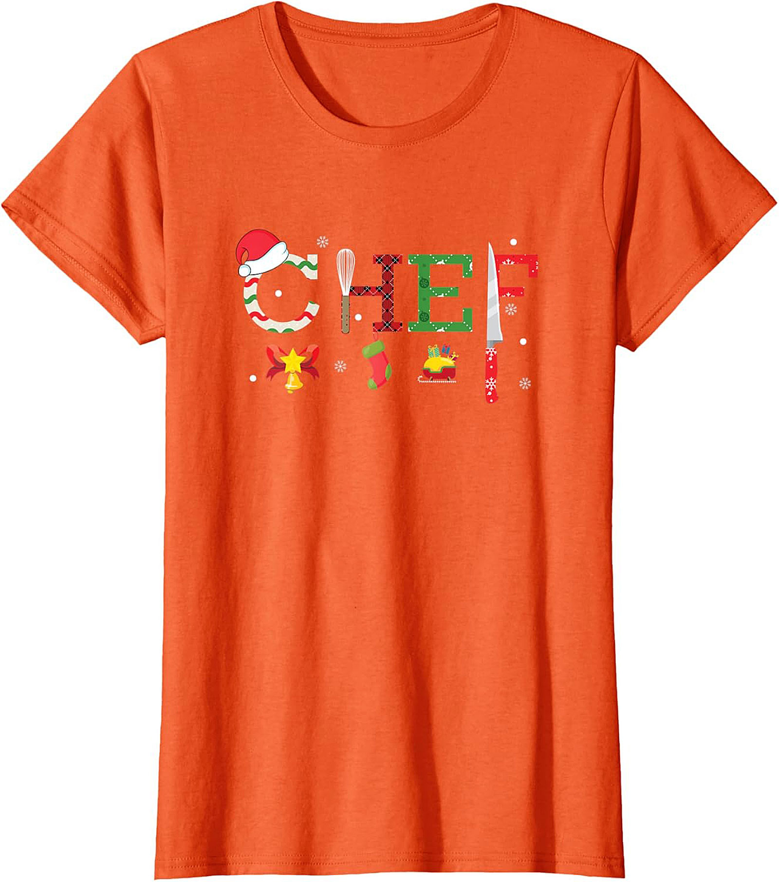 Festive Christmas Chef t-shirt Cozy Crewneck Gift