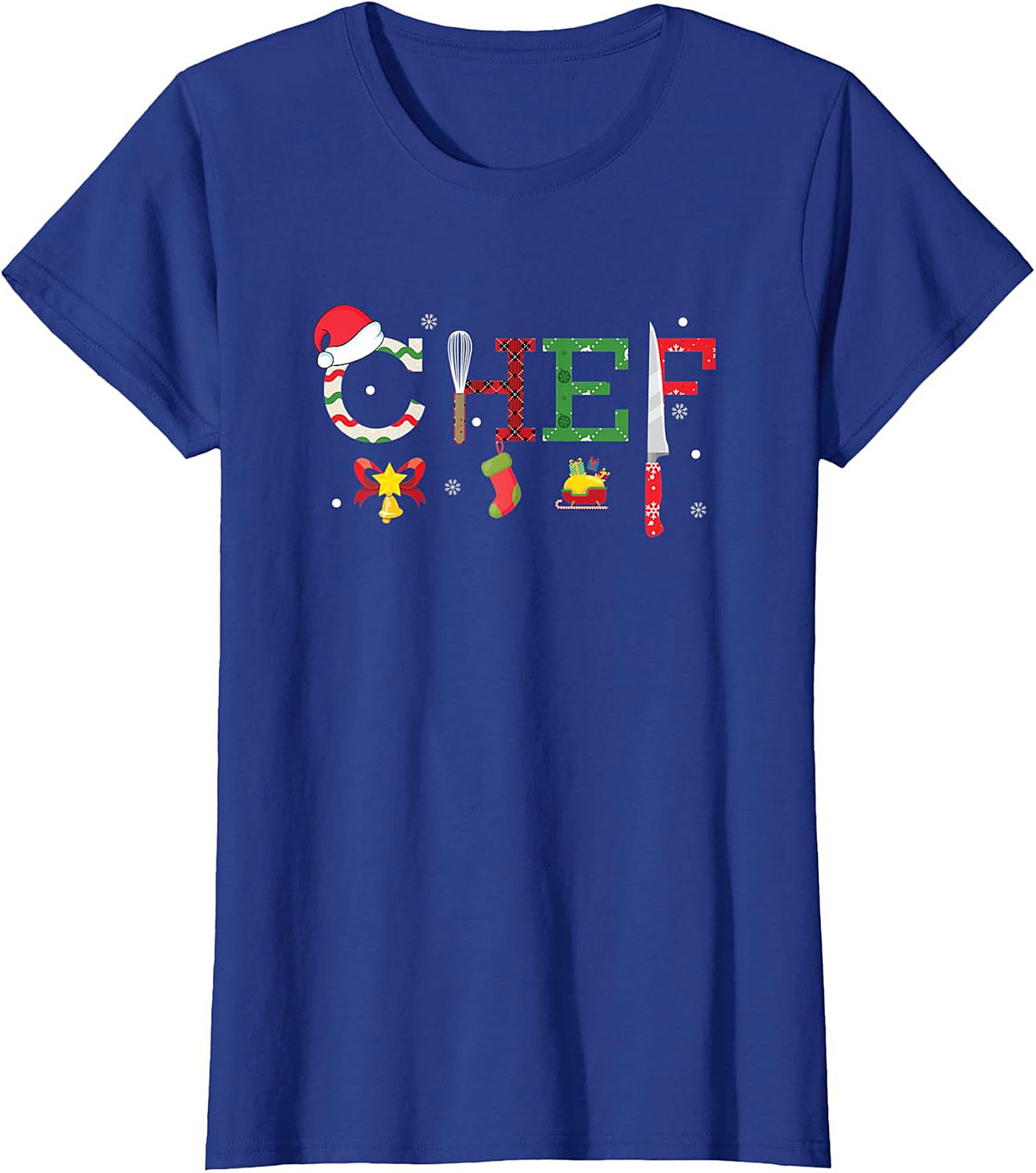 Festive Christmas Chef t-shirt Cozy Crewneck Gift