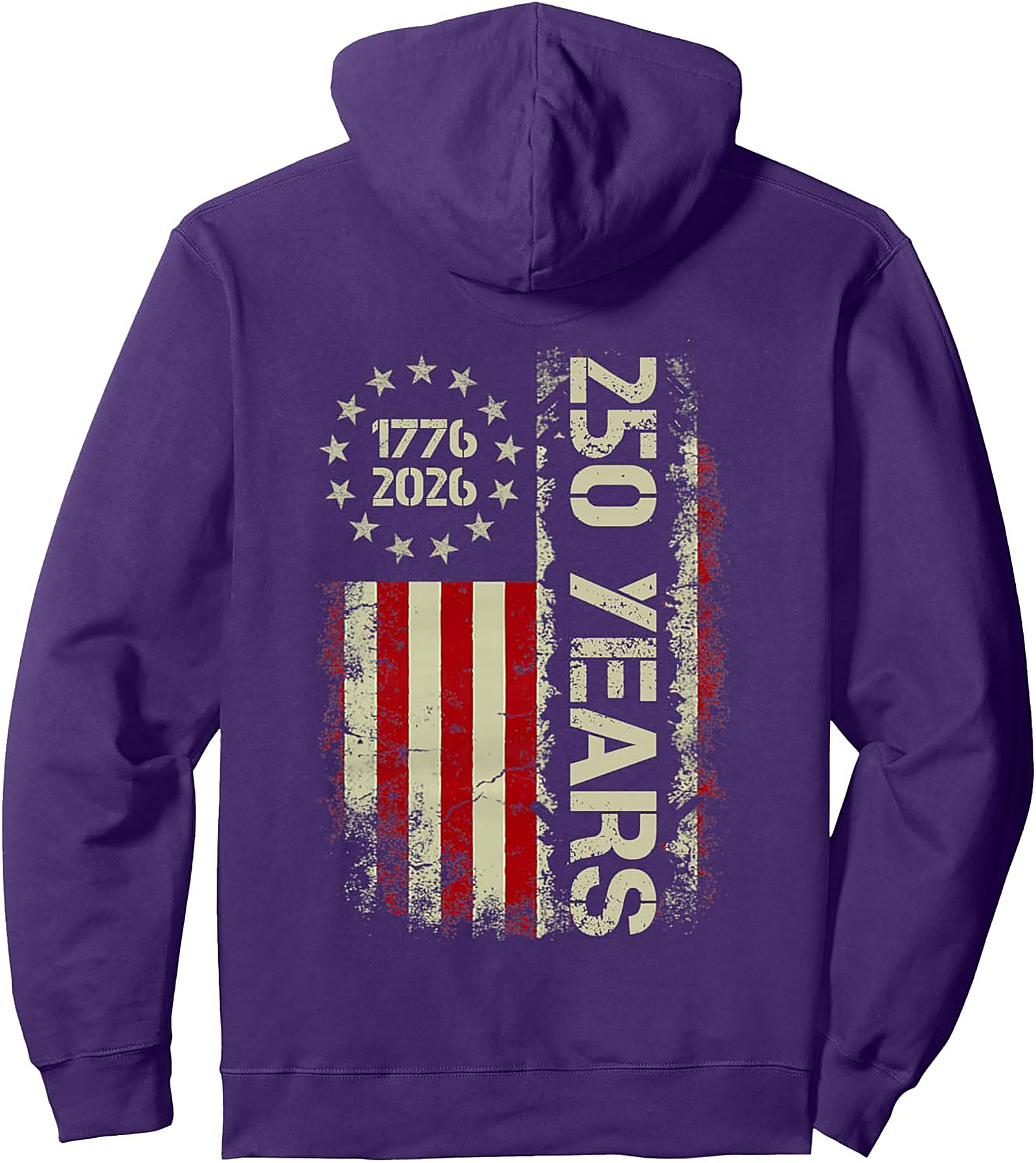 250th Anniversary Patriotic Hoodie | American Flag Pullover