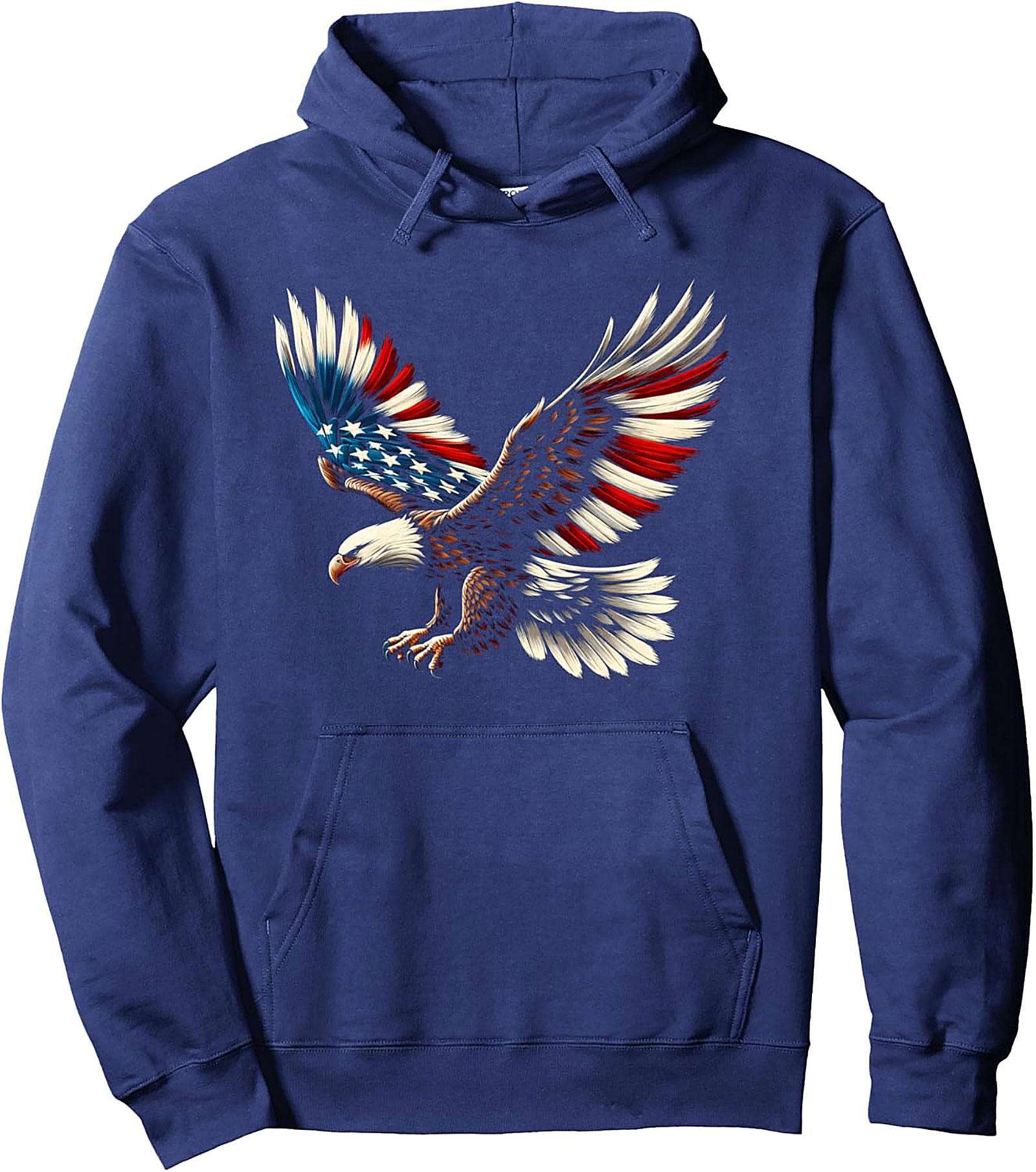 Patriotic American Eagle Hoodie | Cozy Pullover Gift