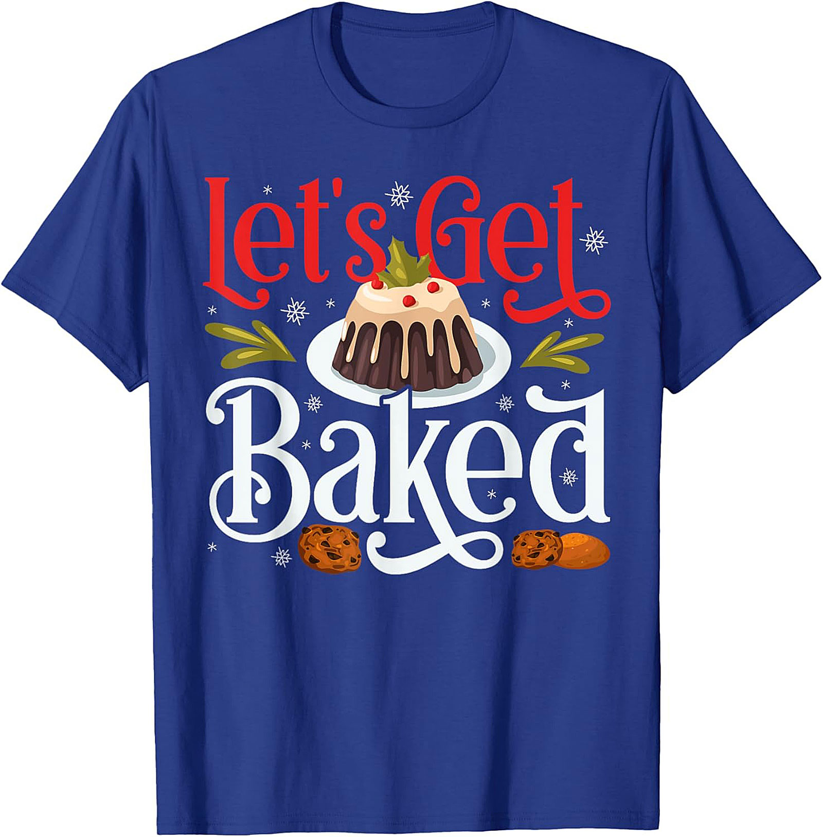 Let's Get Baked Funny Christmas Crewneck t-shirt