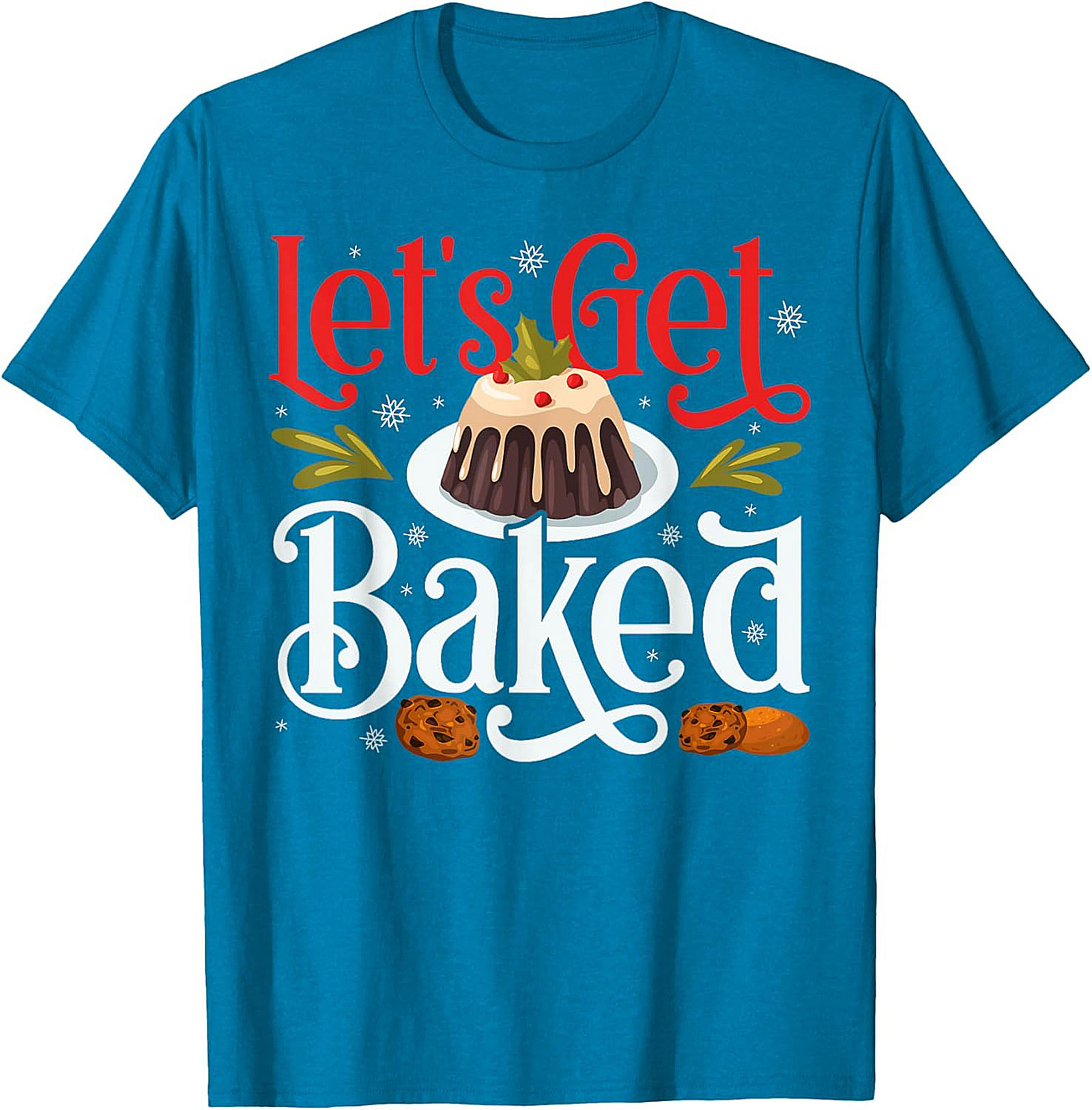 Let's Get Baked Funny Christmas Crewneck t-shirt