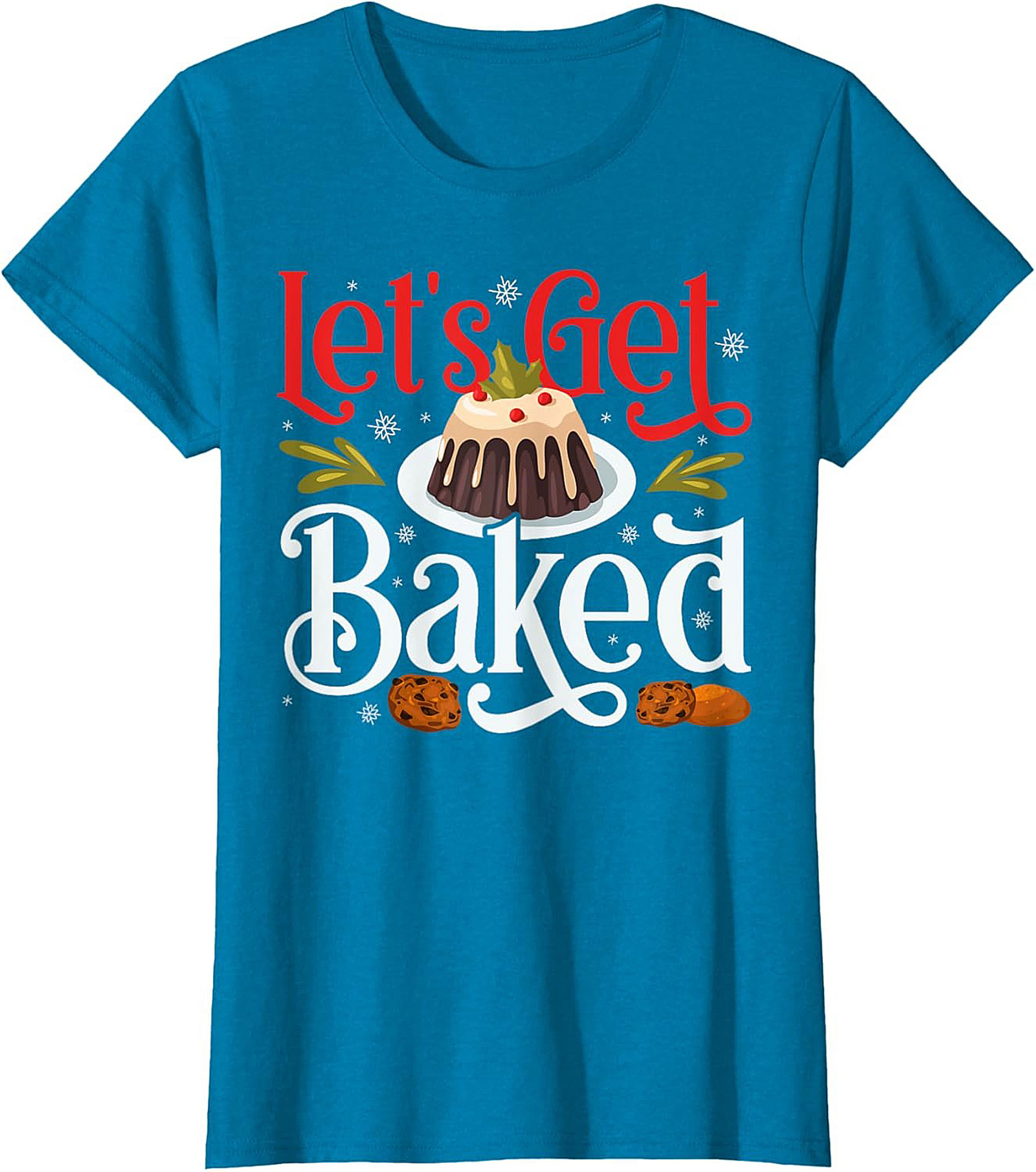 Let's Get Baked Funny Christmas Crewneck t-shirt