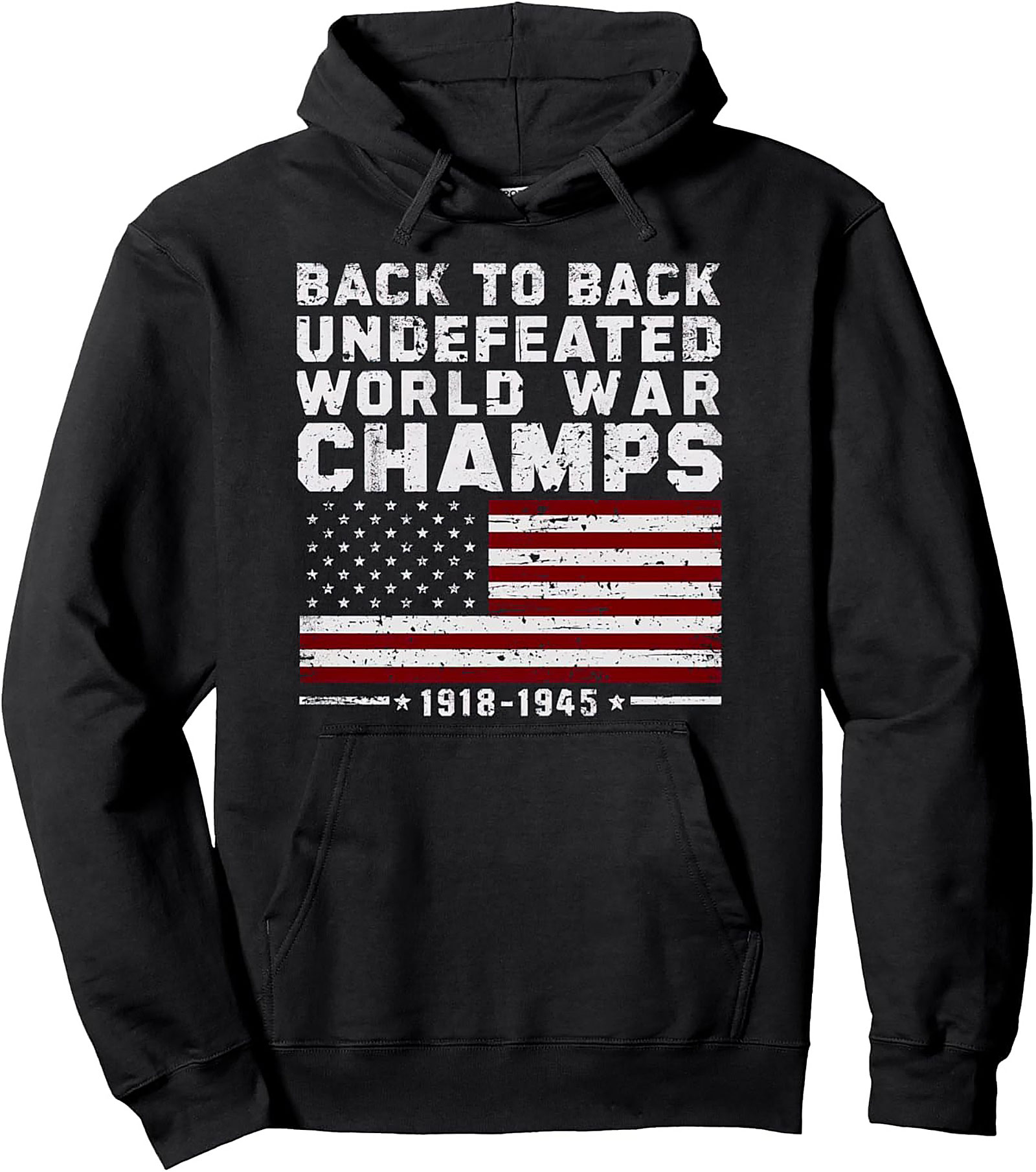 Back-to-Back Champs Patriotic History Pullover Hoodie