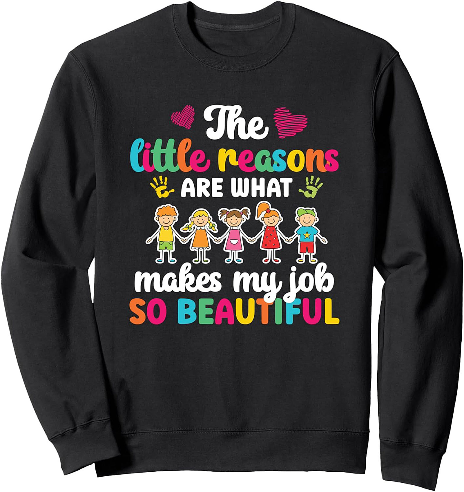 Cozy Teacher Appreciation Graphic Sweatshirt Gift Idea