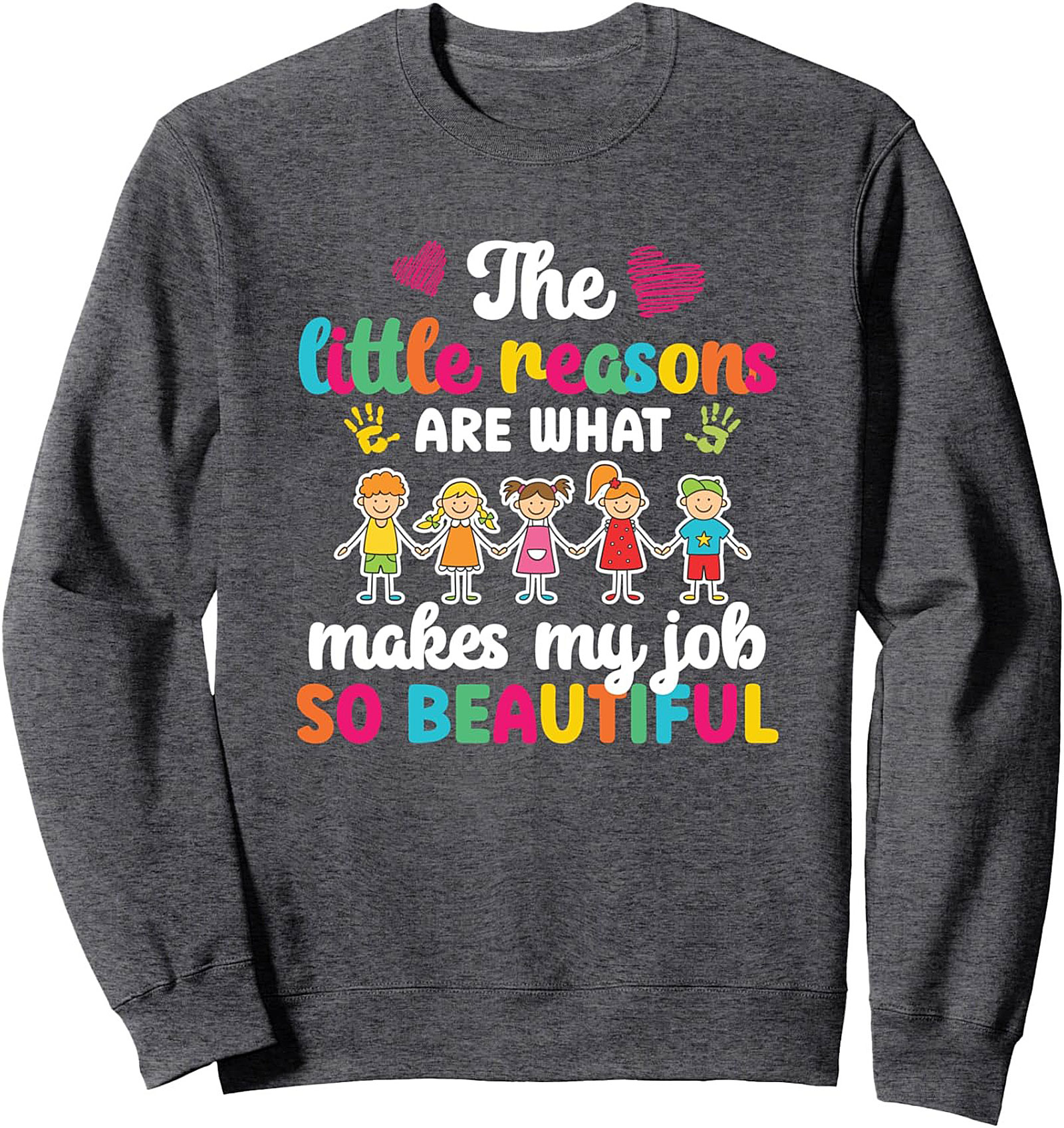 Cozy Teacher Appreciation Graphic Sweatshirt Gift Idea