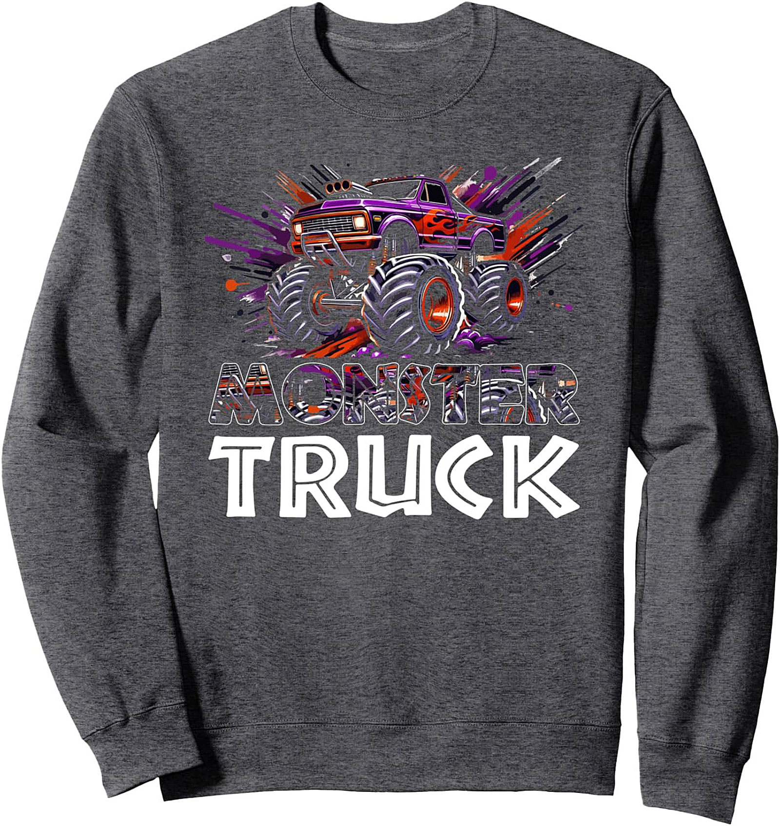 High Octane Monster Truck Graphic Sweatshirt – Unisex Pullover Crewneck