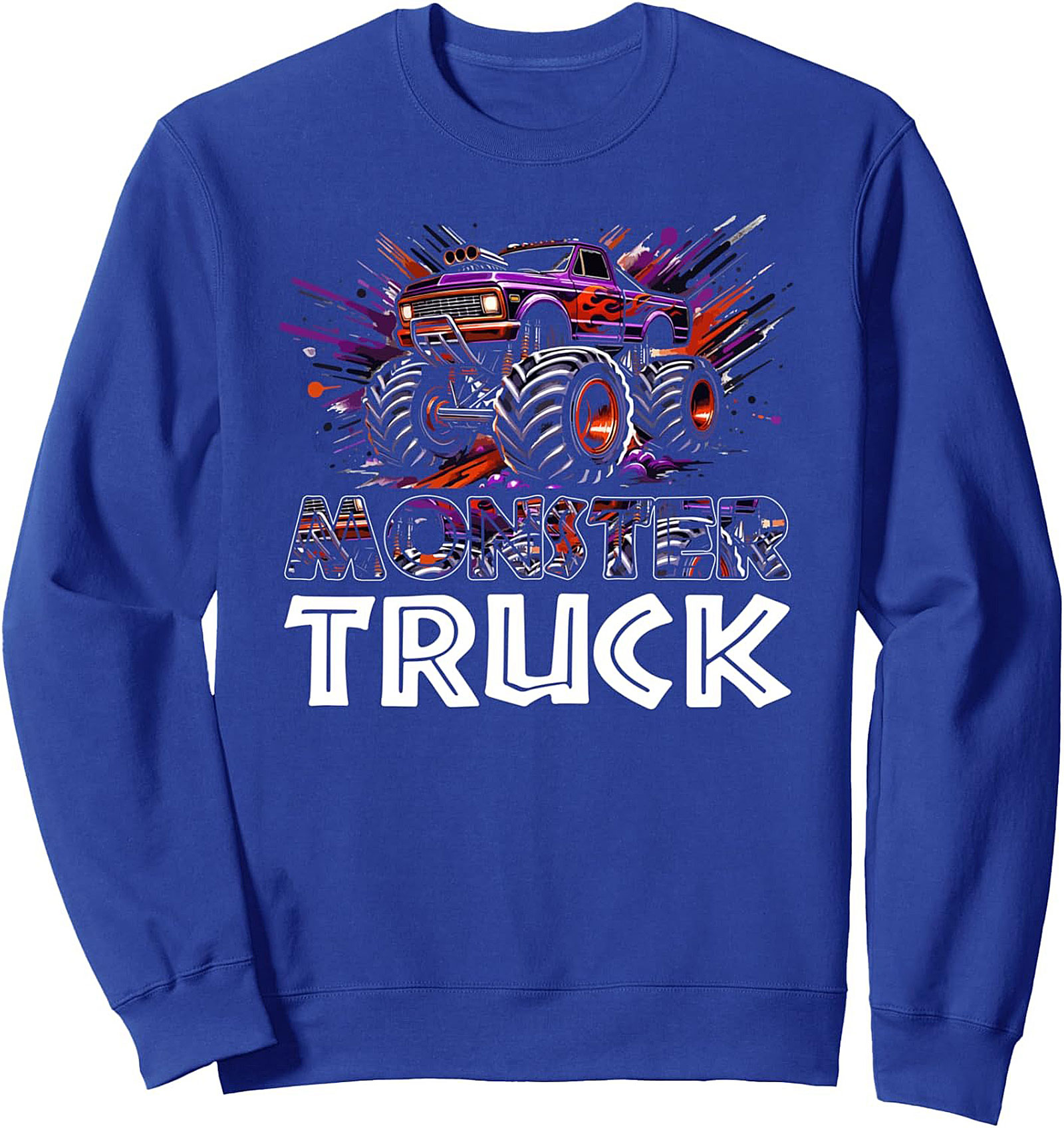 High Octane Monster Truck Graphic Sweatshirt – Unisex Pullover Crewneck