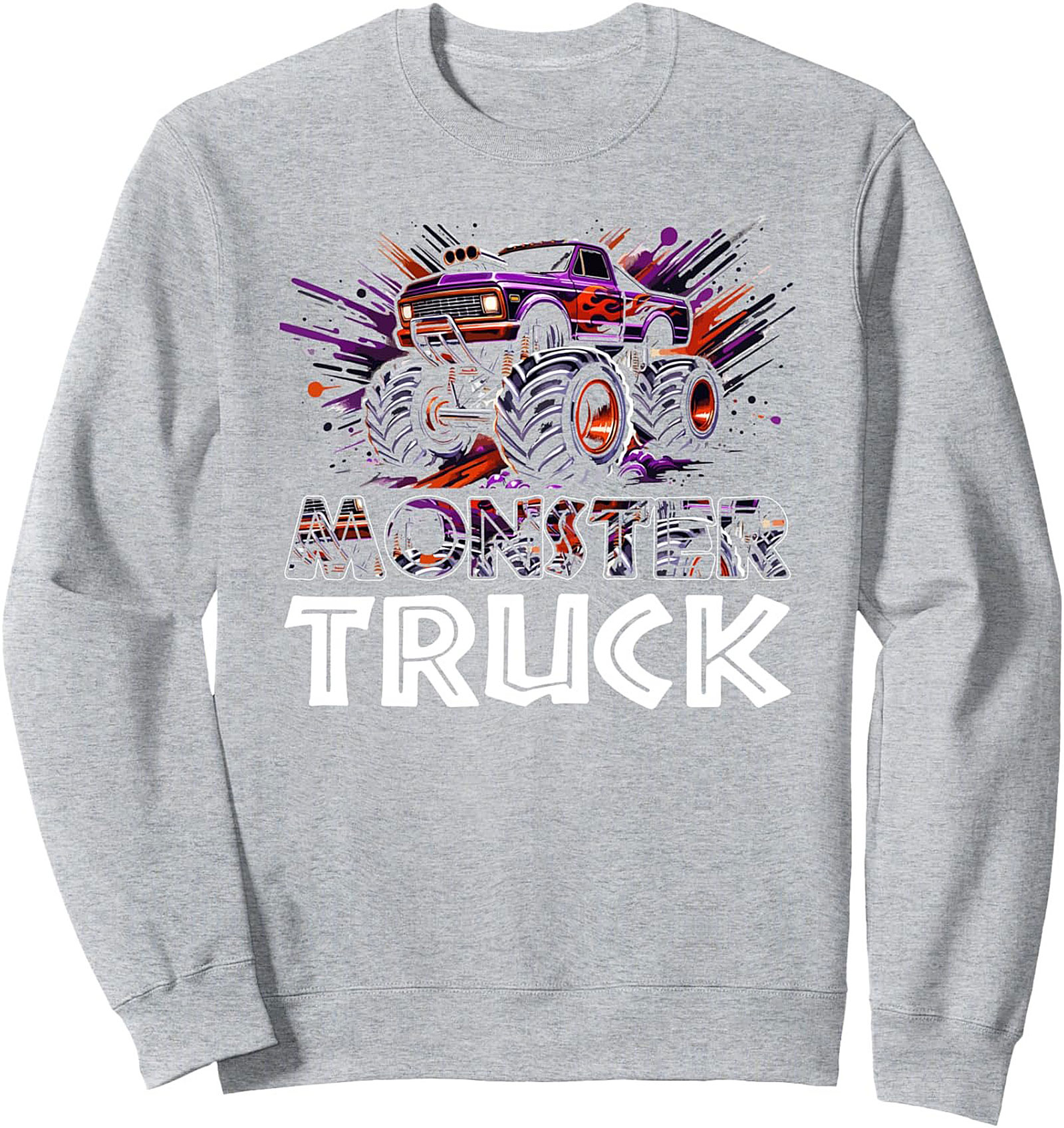 High Octane Monster Truck Graphic Sweatshirt – Unisex Pullover Crewneck