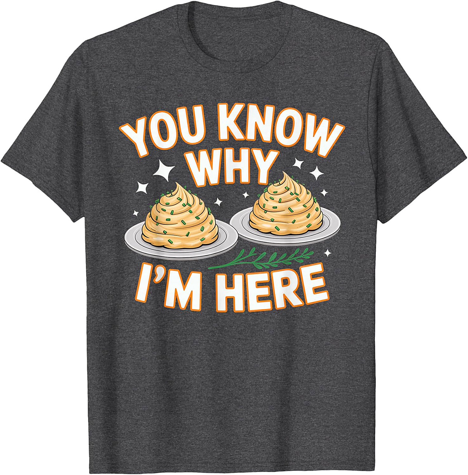 Funny Mashed Potatoes Crewneck t-shirt Cozy Pullover