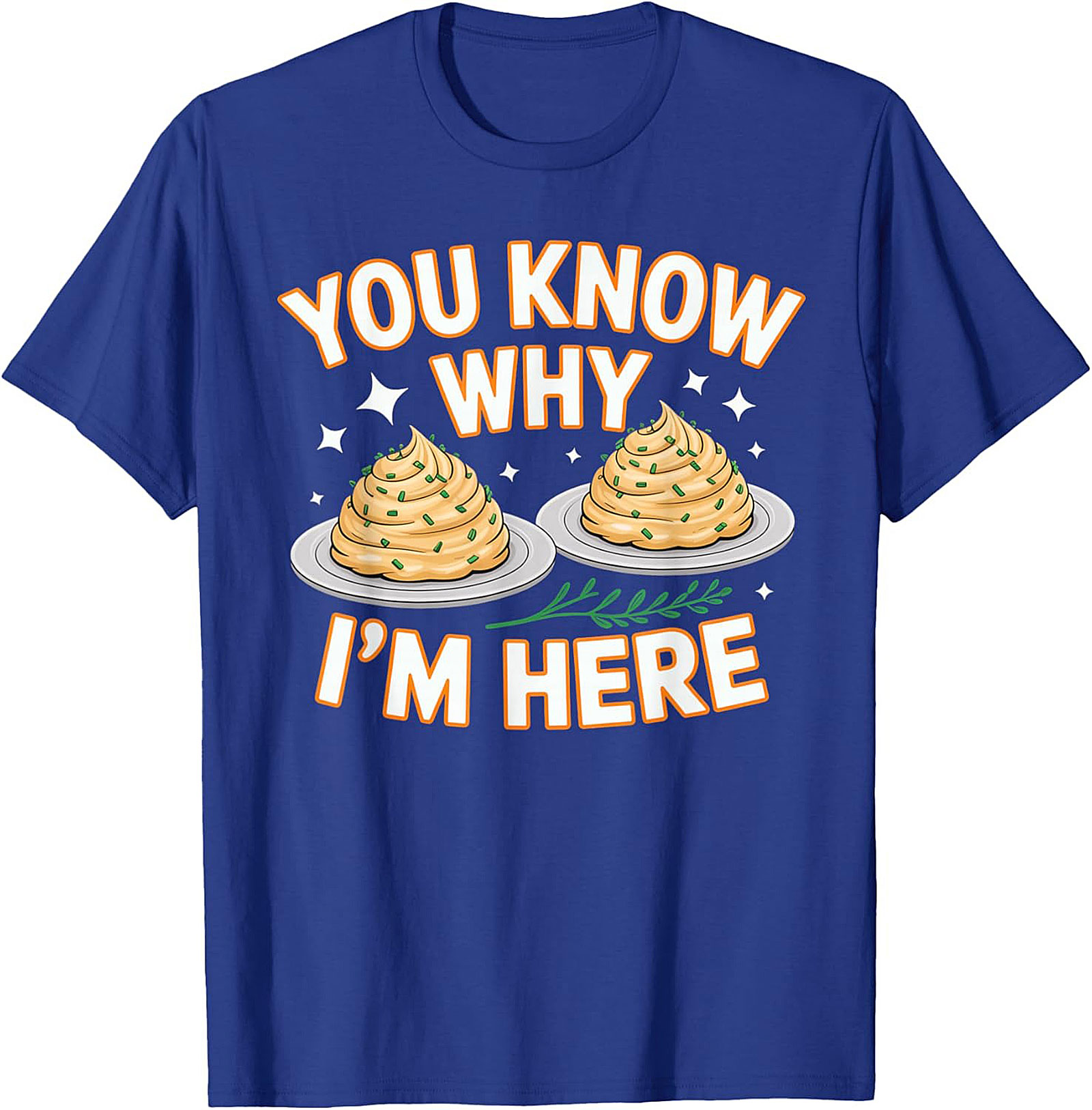 Funny Mashed Potatoes Crewneck t-shirt Cozy Pullover