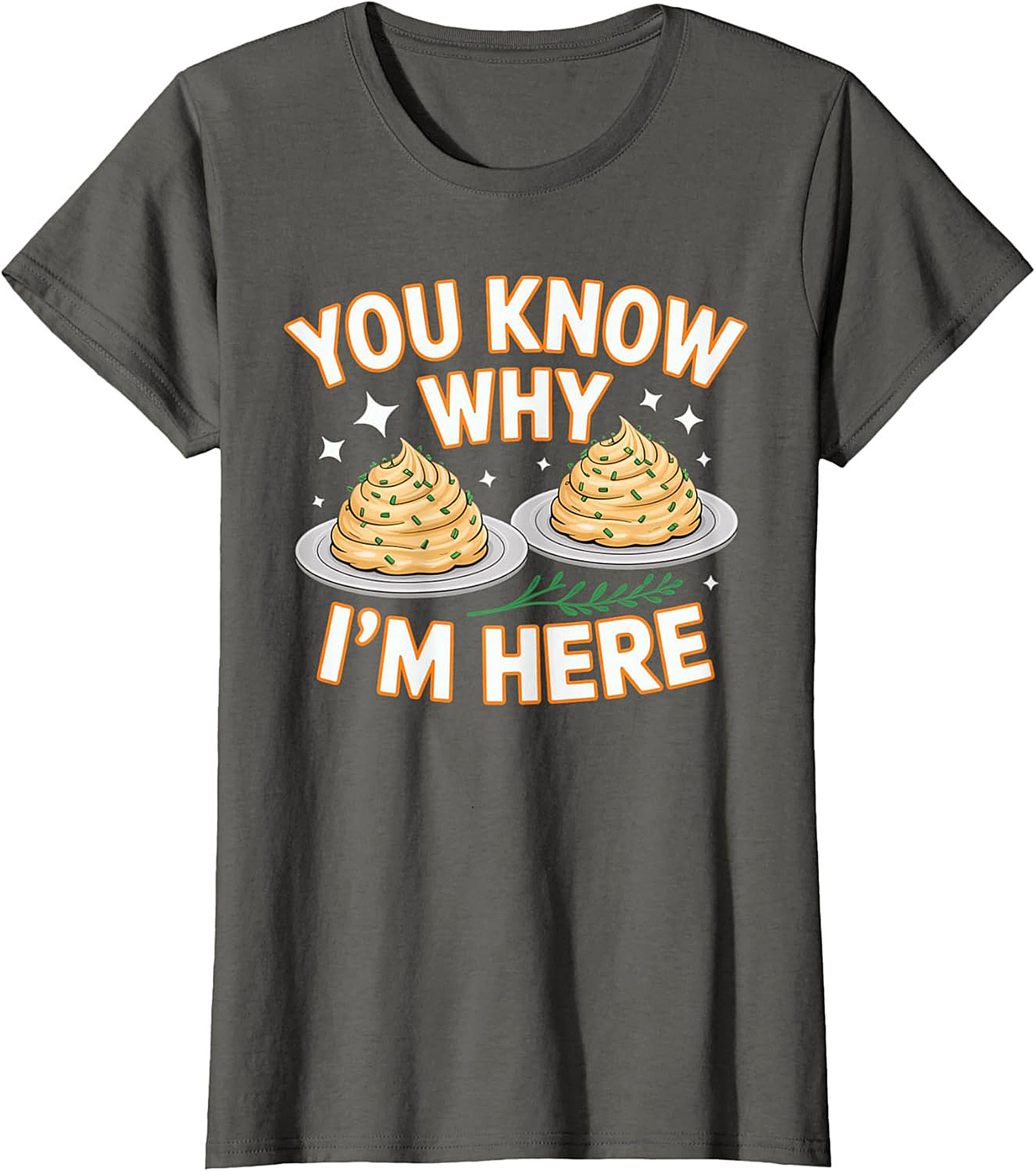 Funny Mashed Potatoes Crewneck t-shirt Cozy Pullover