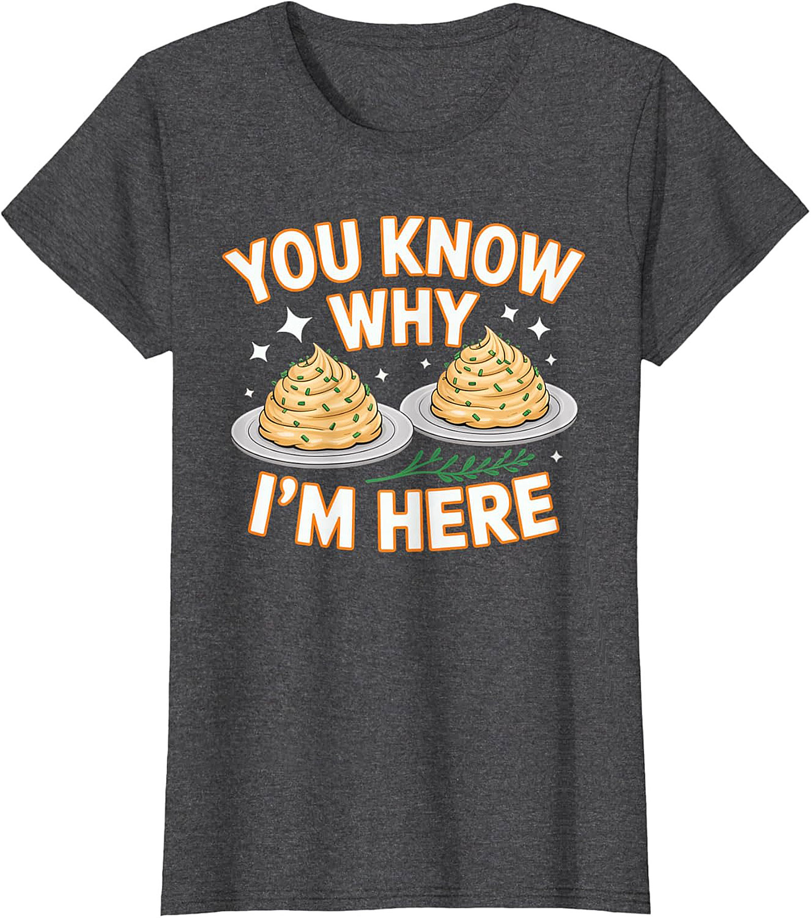 Funny Mashed Potatoes Crewneck t-shirt Cozy Pullover