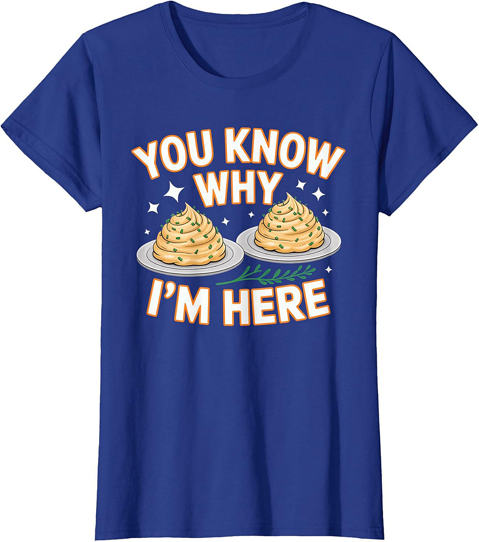 Funny Mashed Potatoes Crewneck t-shirt Cozy Pullover