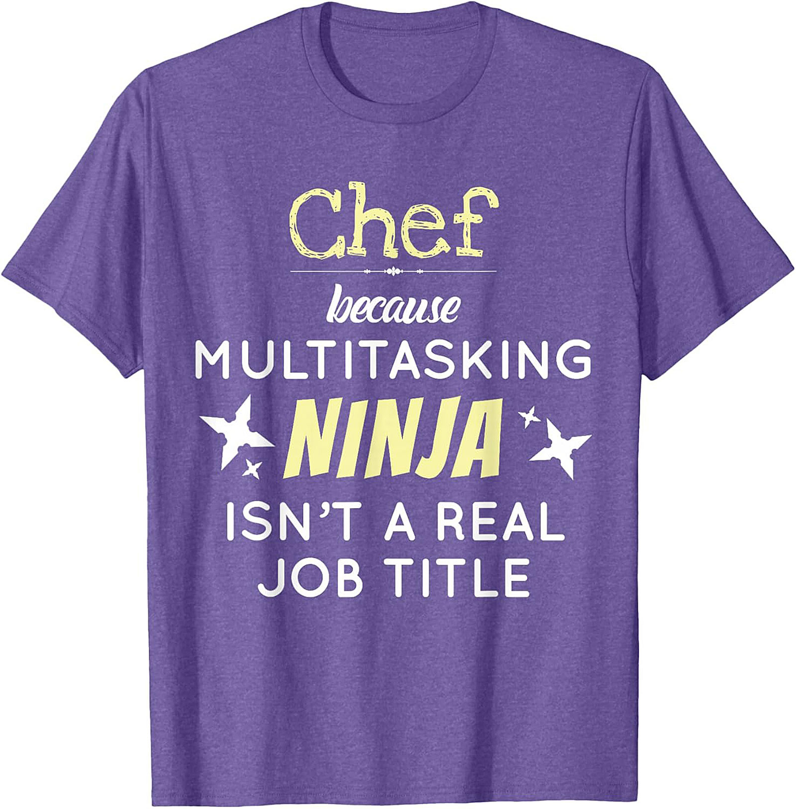 Funny Chef T-shirt Multitasking Ninja Graphic Tee Gift