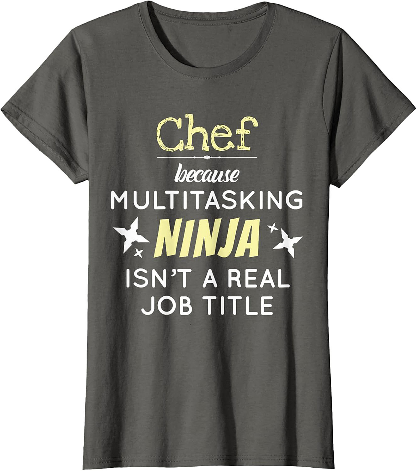 Funny Chef T-shirt Multitasking Ninja Graphic Tee Gift