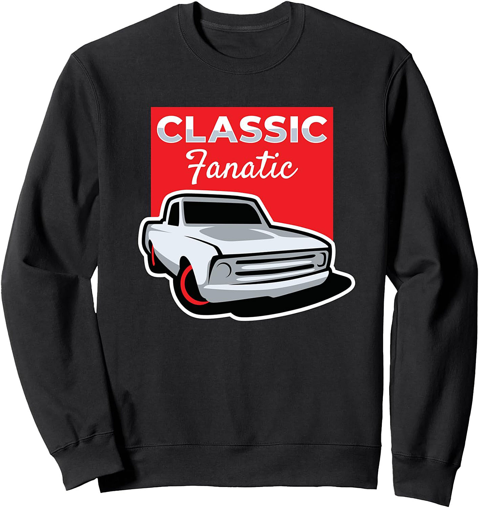 Classic Truck Fanatic Crewneck Sweatshirt – Vintage Pickup Pullover